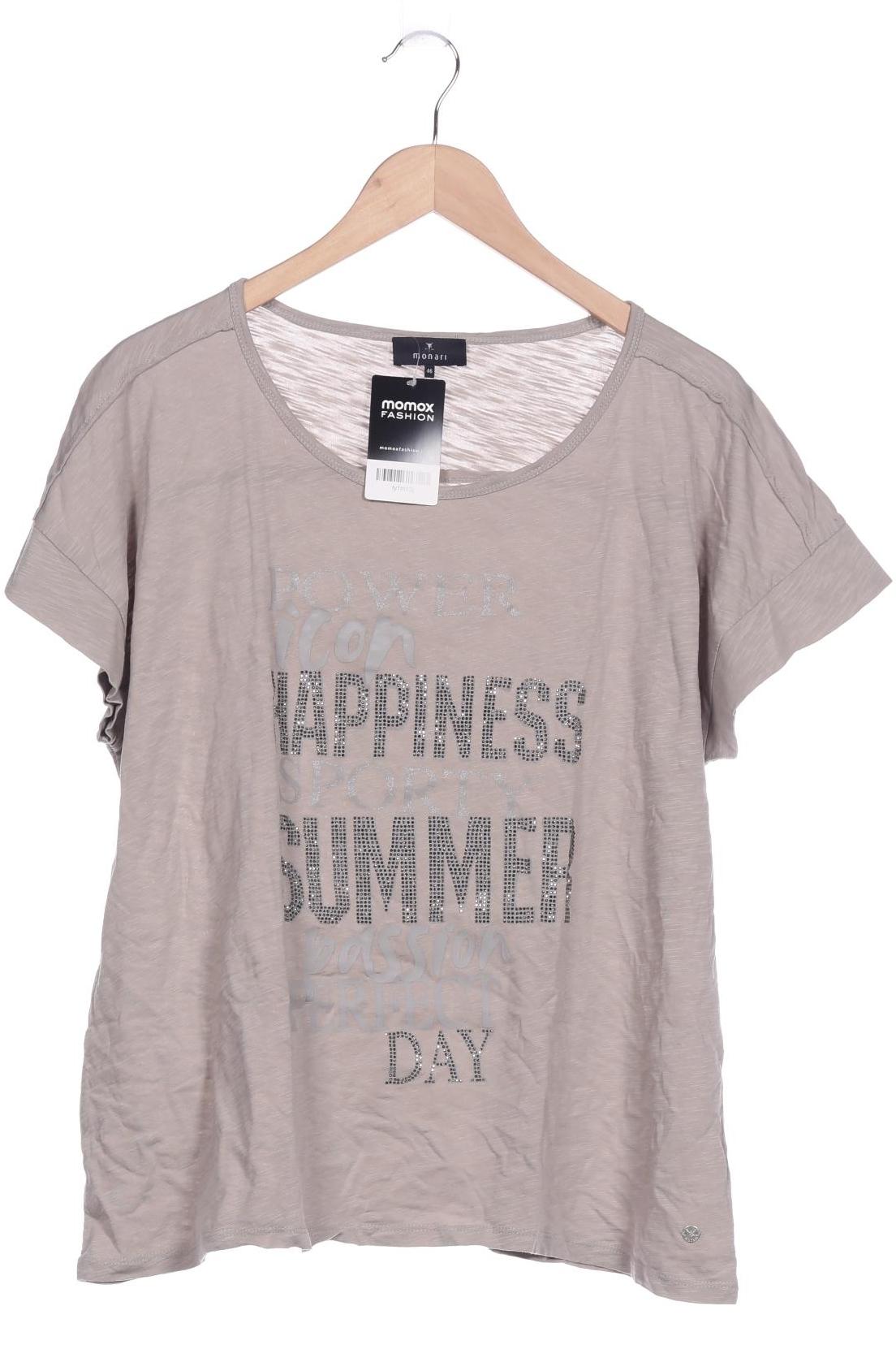 

monari Damen T-Shirt, grau, Gr. 46