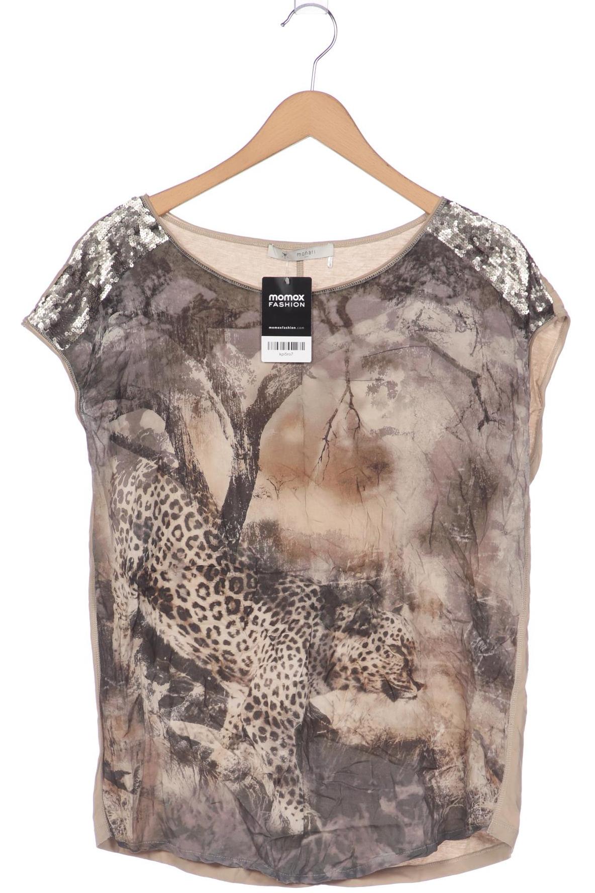 

monari Damen T-Shirt, beige, Gr. 42
