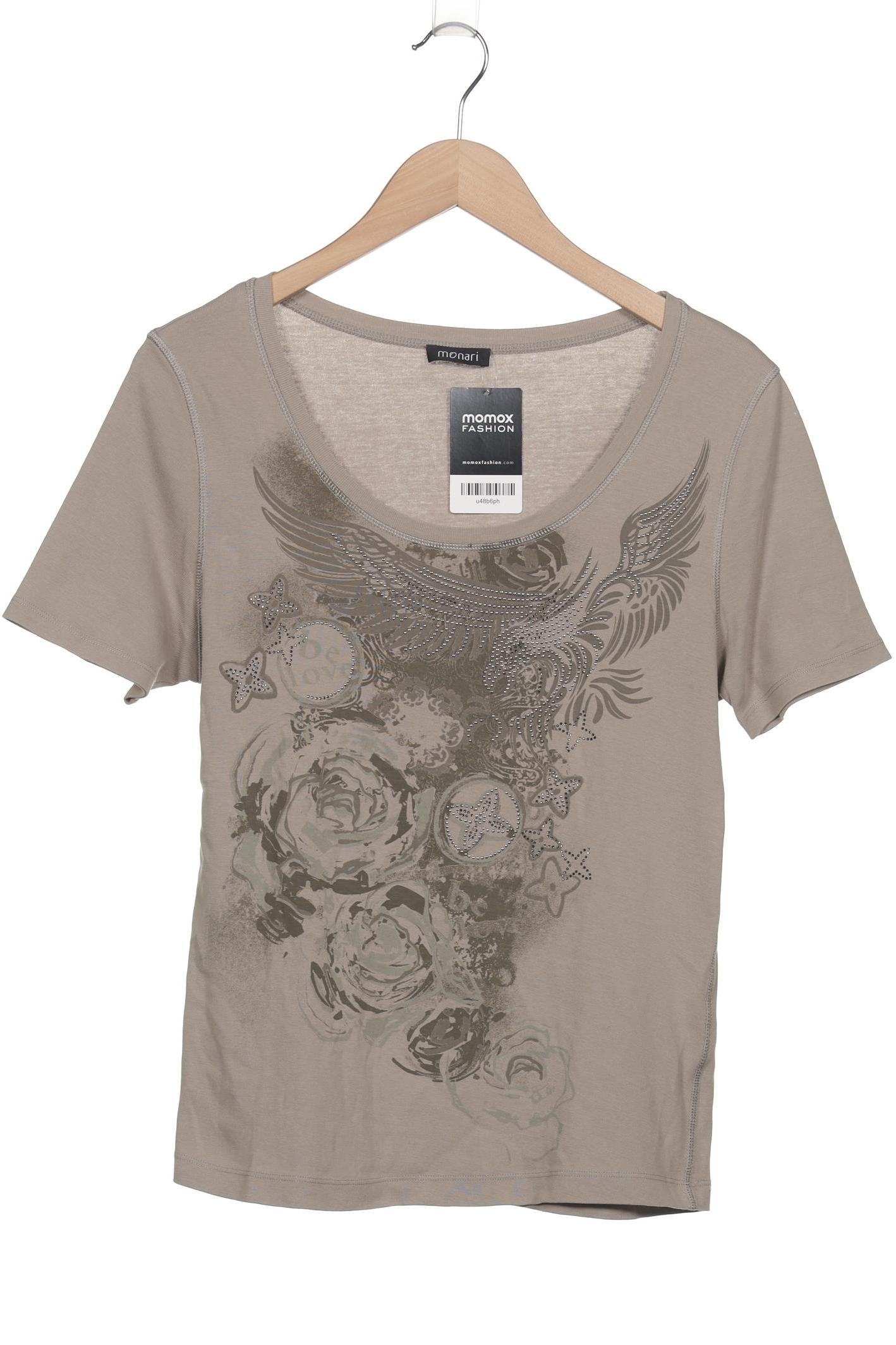 

monari Damen T-Shirt, beige, Gr. 42