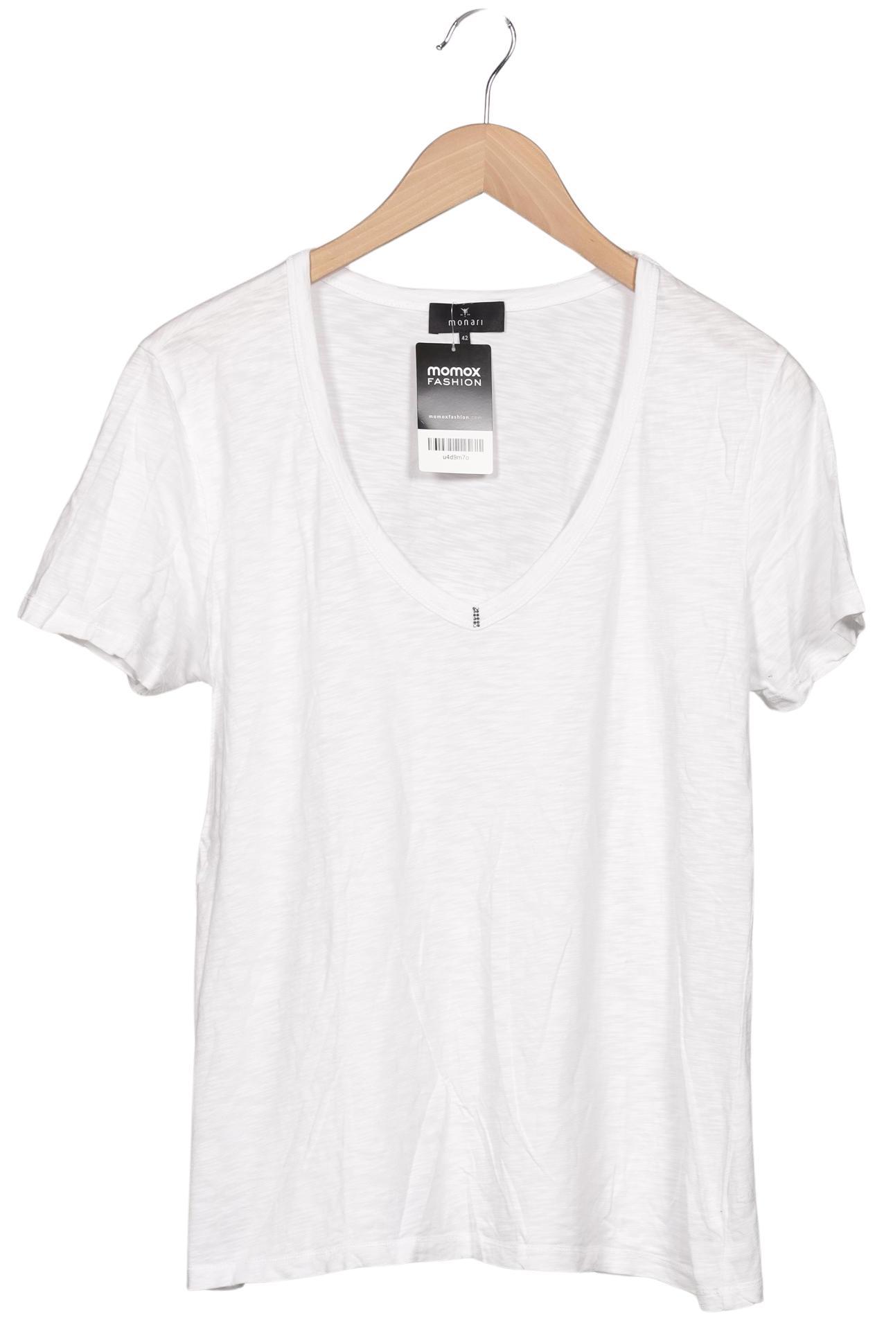 

monari Damen T-Shirt, weiß, Gr. 42