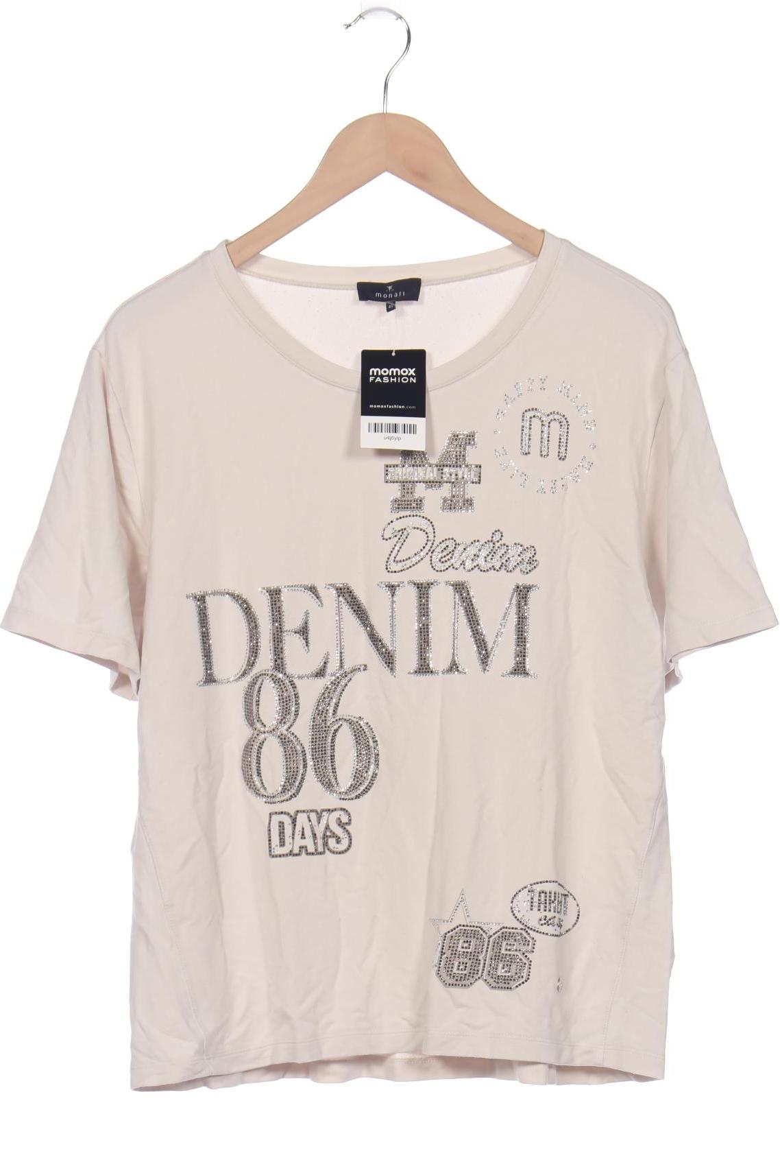

monari Damen T-Shirt, cremeweiß, Gr. 40