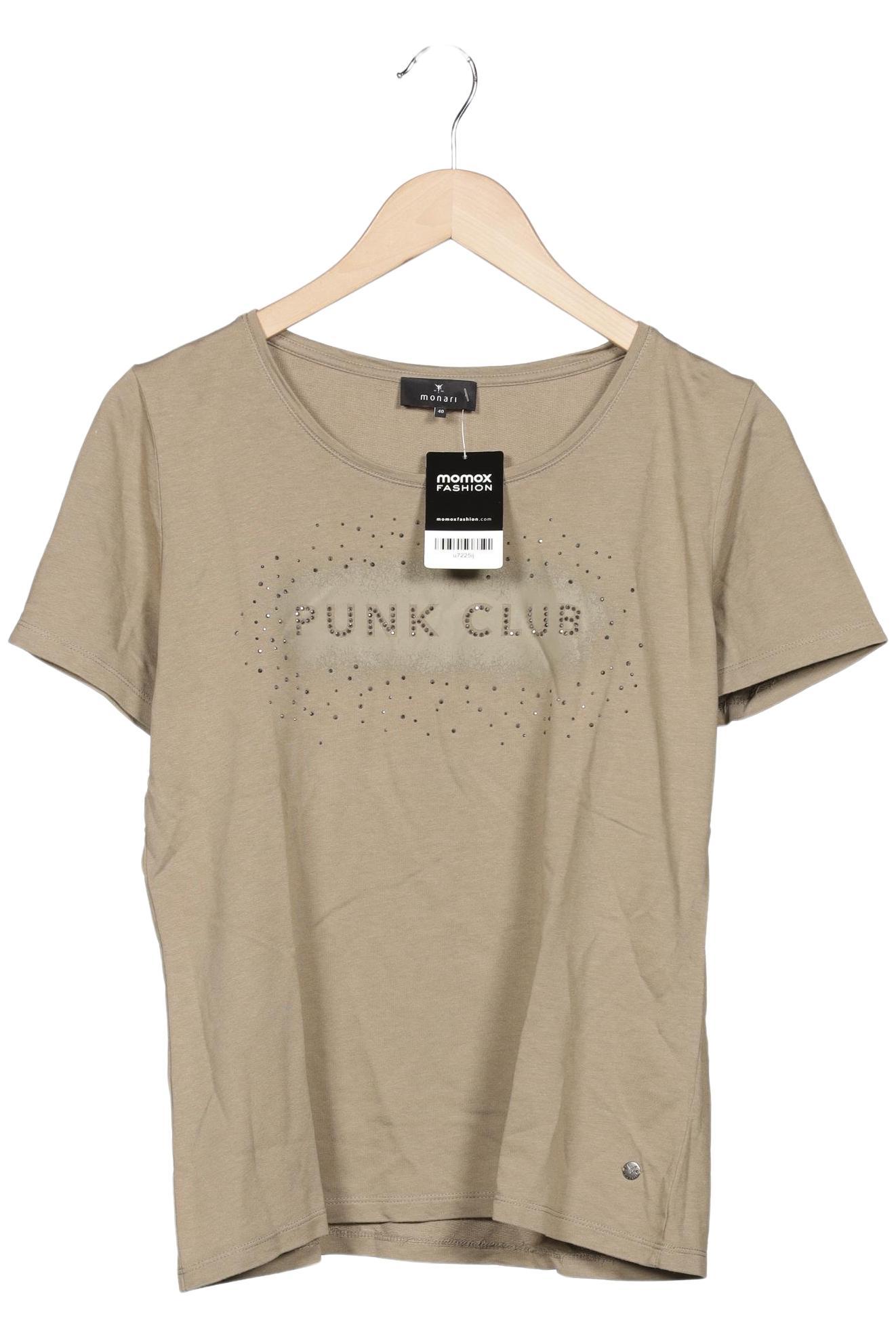 

monari Damen T-Shirt, beige, Gr. 40