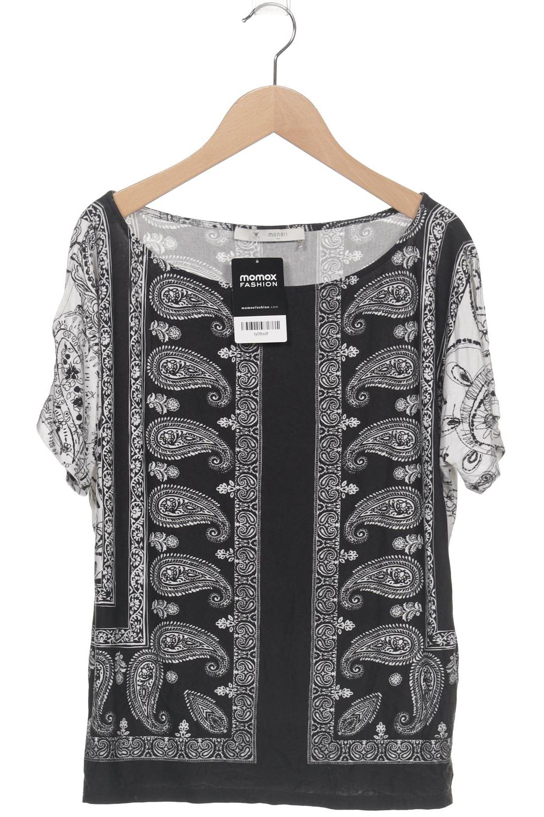

monari Damen T-Shirt, schwarz, Gr. 36