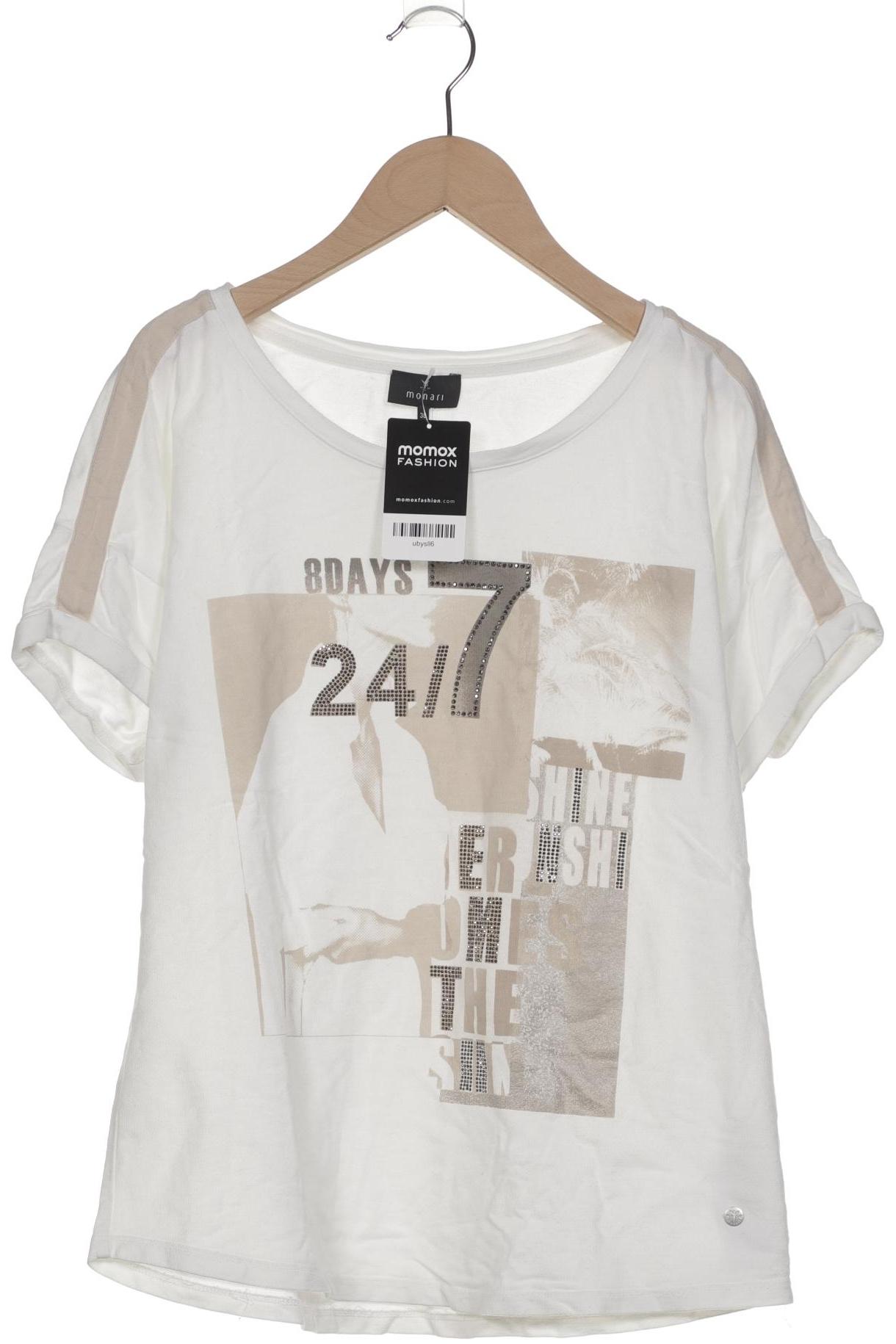 

monari Damen T-Shirt, weiß, Gr. 38