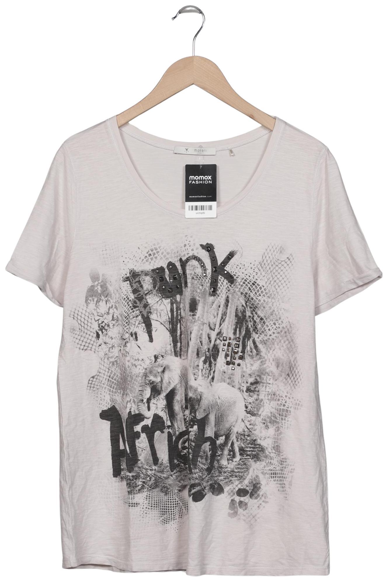 

monari Damen T-Shirt, beige, Gr. 46