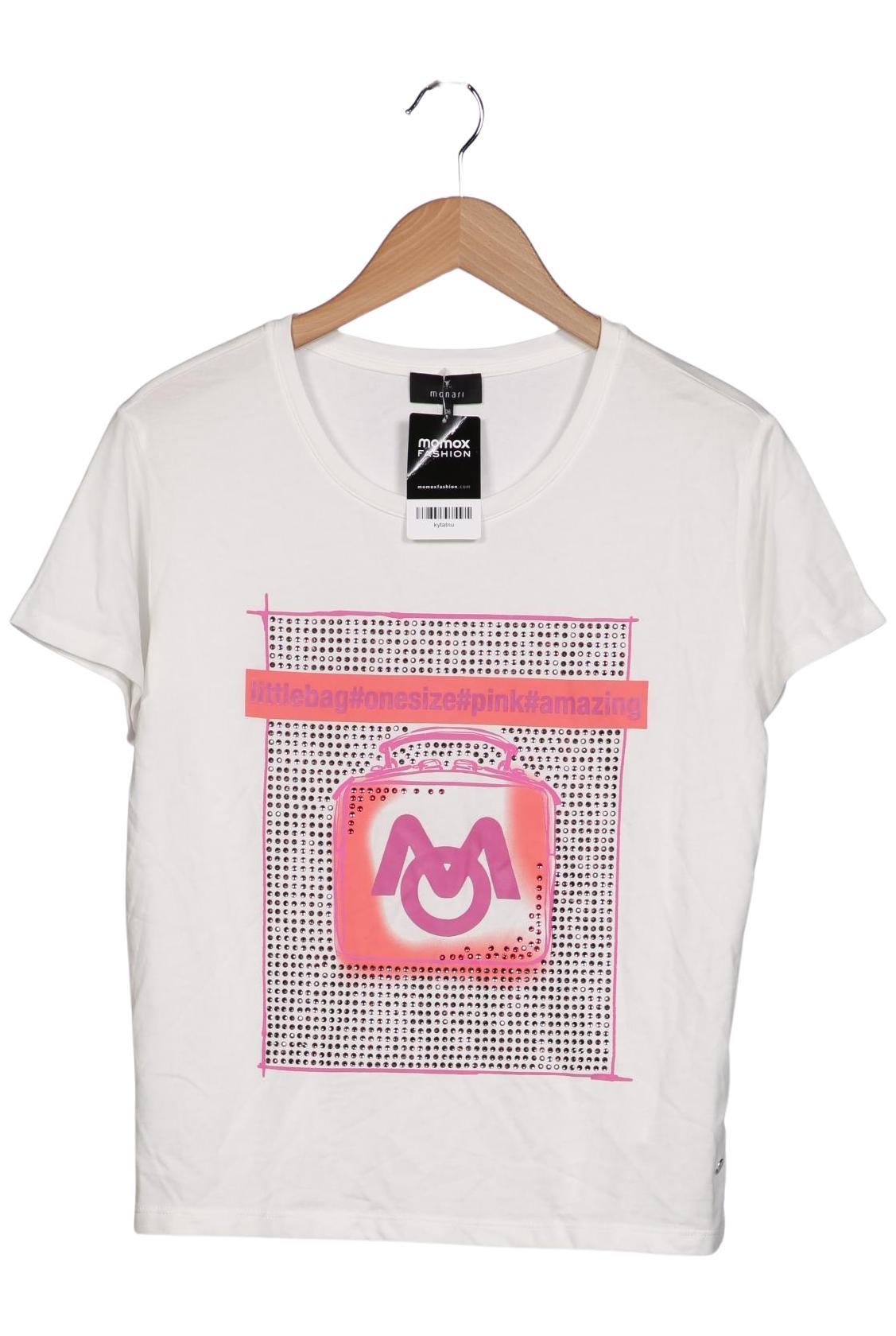 

monari Damen T-Shirt, weiß, Gr. 36