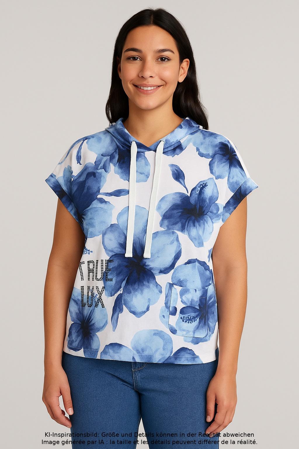 

monari Damen T-Shirt, mehrfarbig, Gr. 42