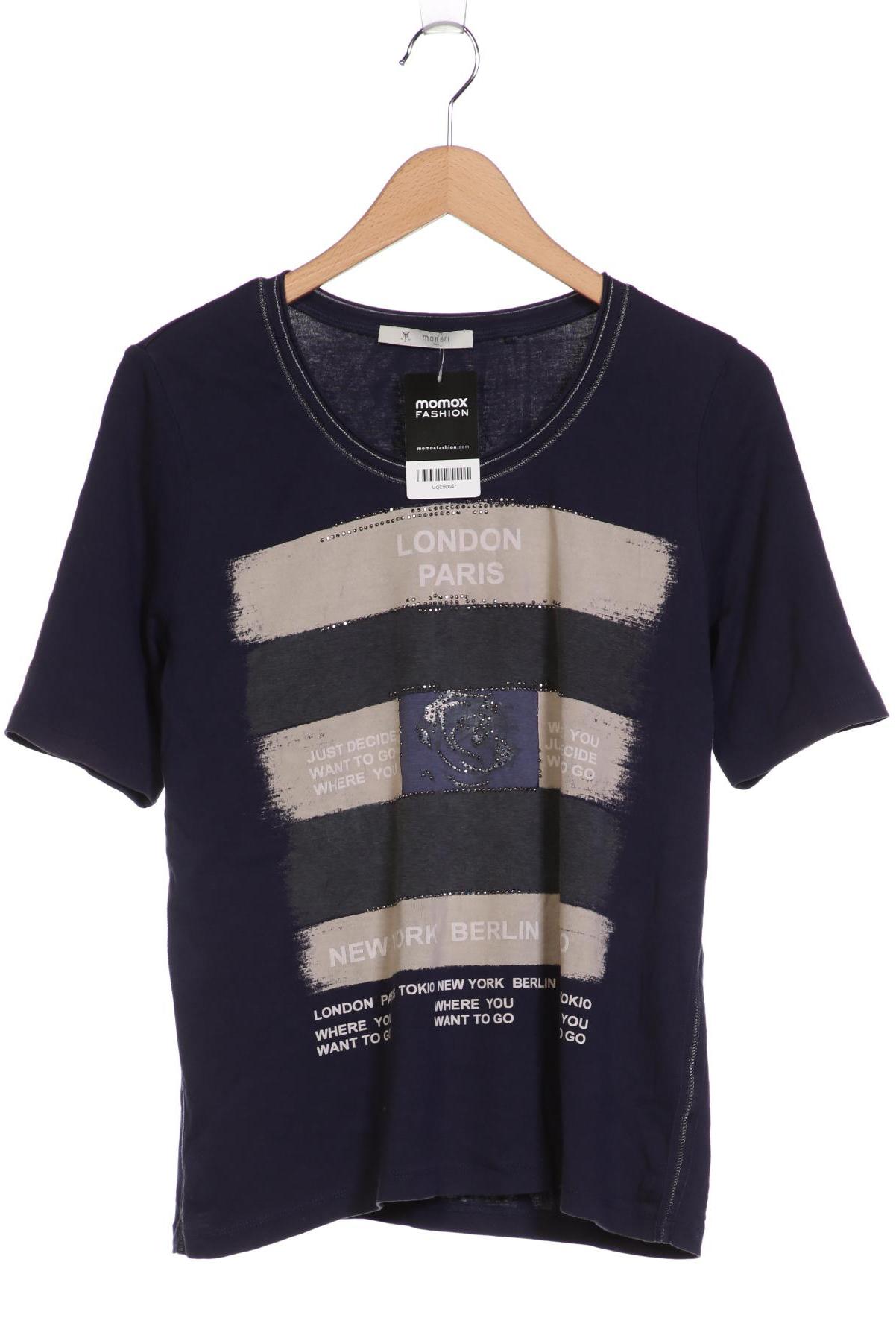 

monari Damen T-Shirt, marineblau, Gr. 44