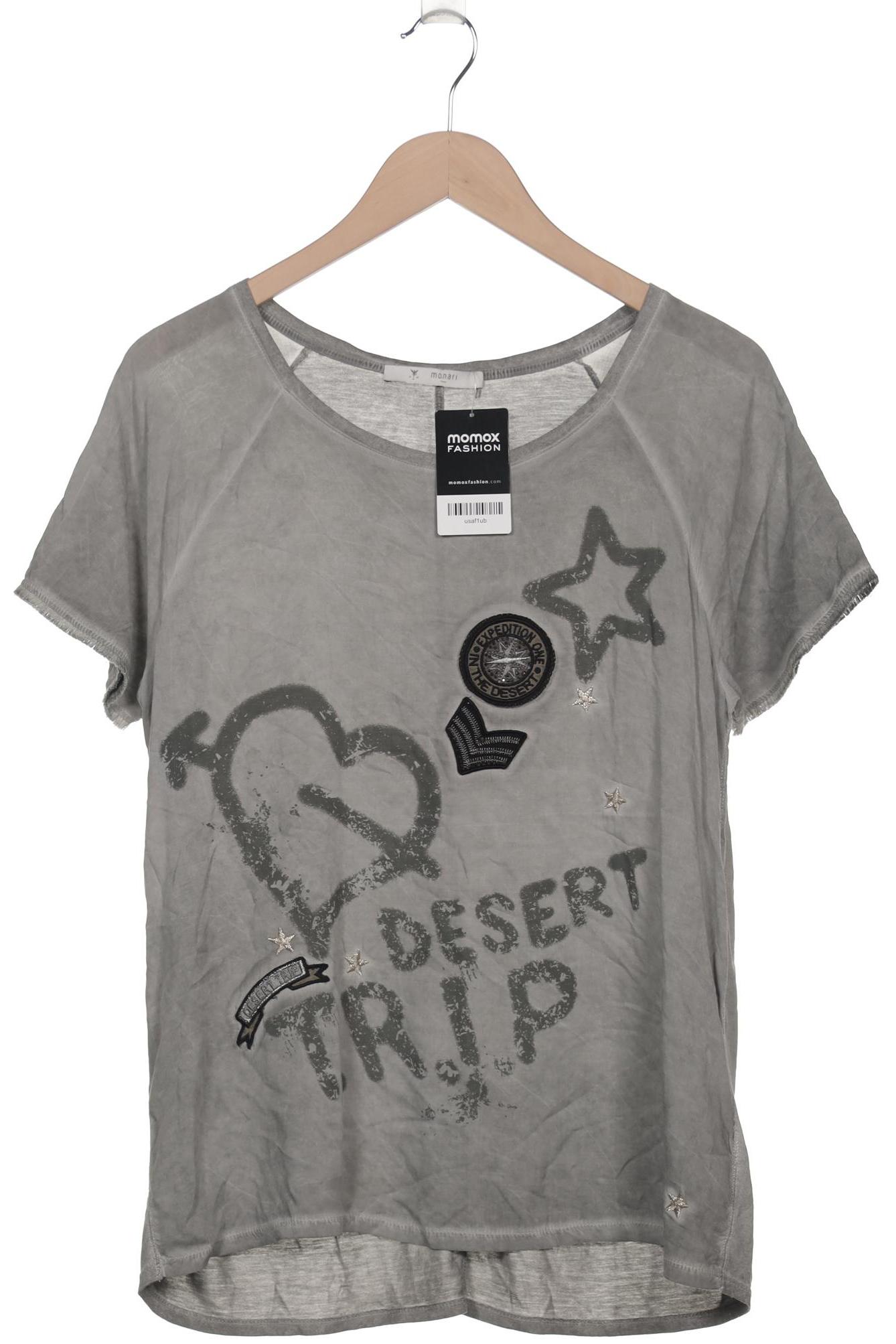 

monari Damen T-Shirt, grau, Gr. 40