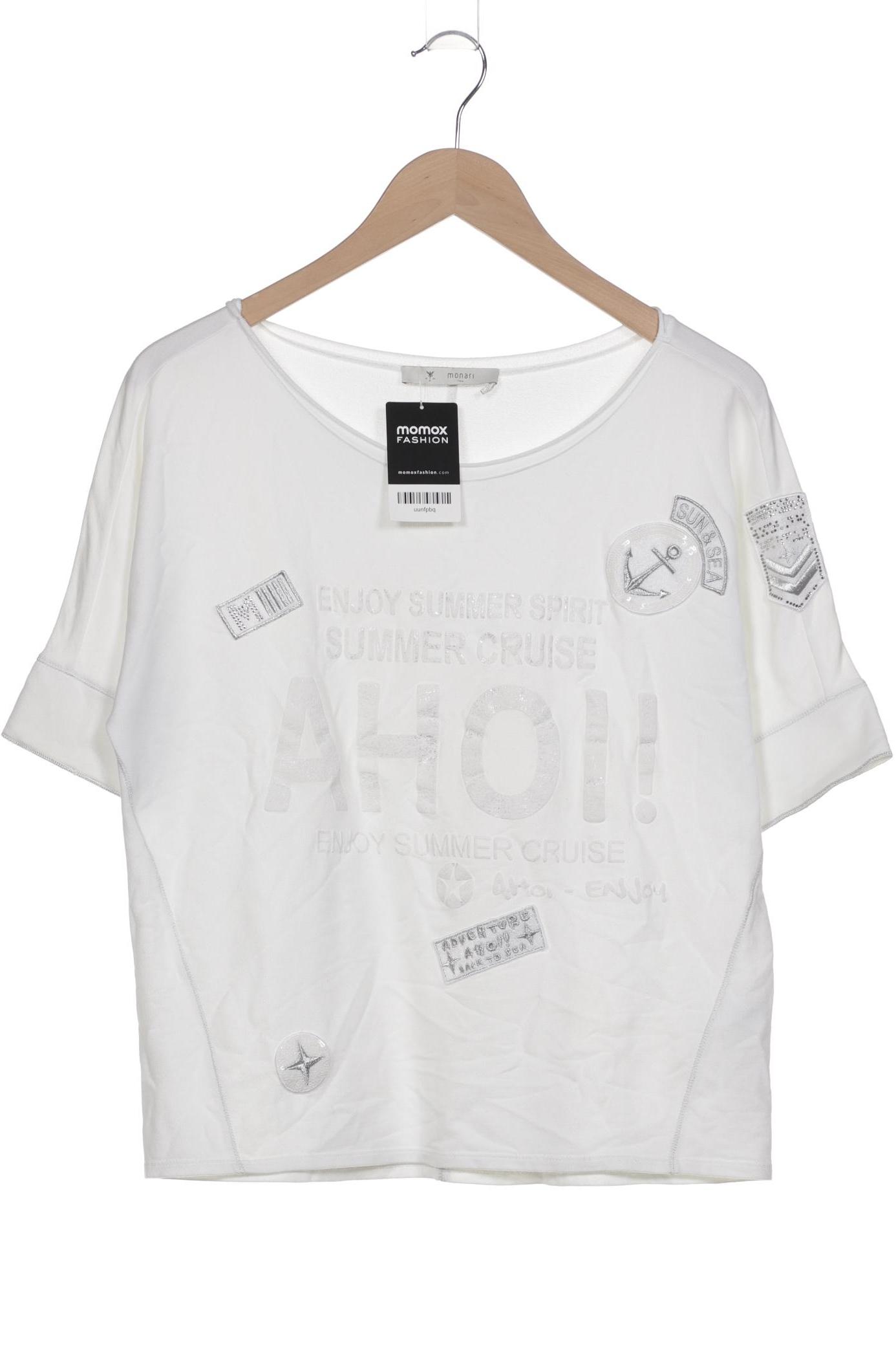 

monari Damen T-Shirt, weiß, Gr. 36