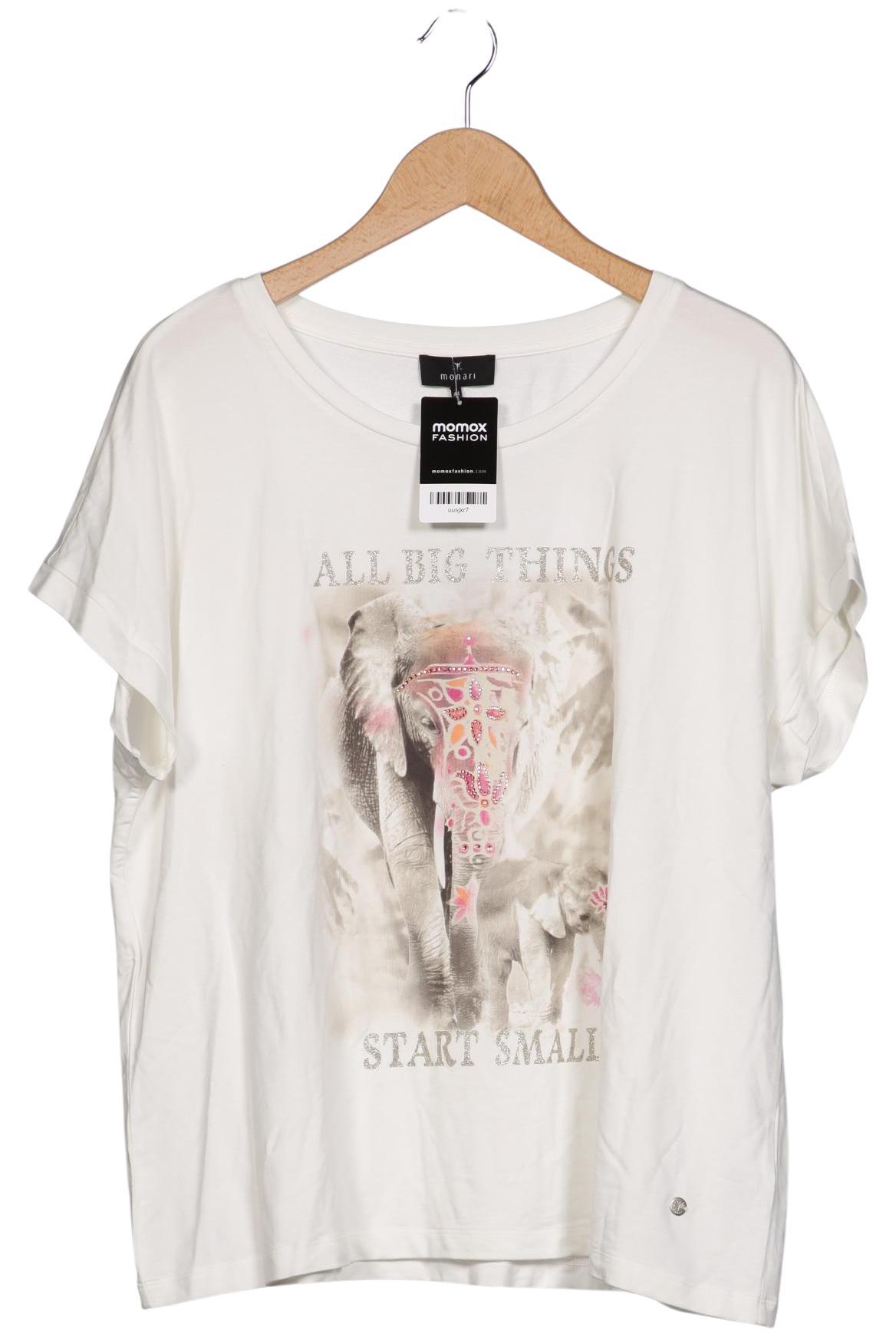 

monari Damen T-Shirt, cremeweiß, Gr. 44