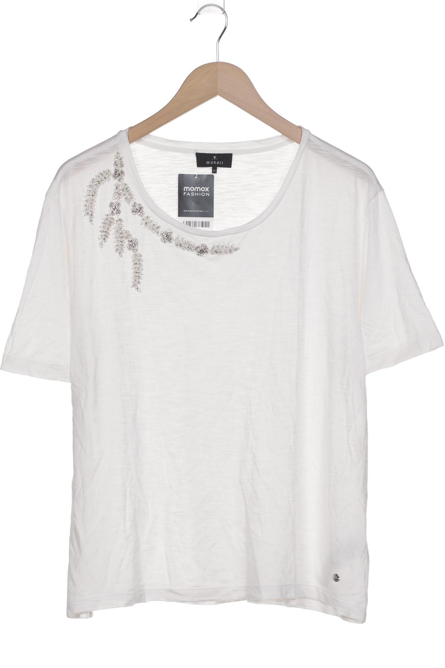 

monari Damen T-Shirt, weiß, Gr. 42