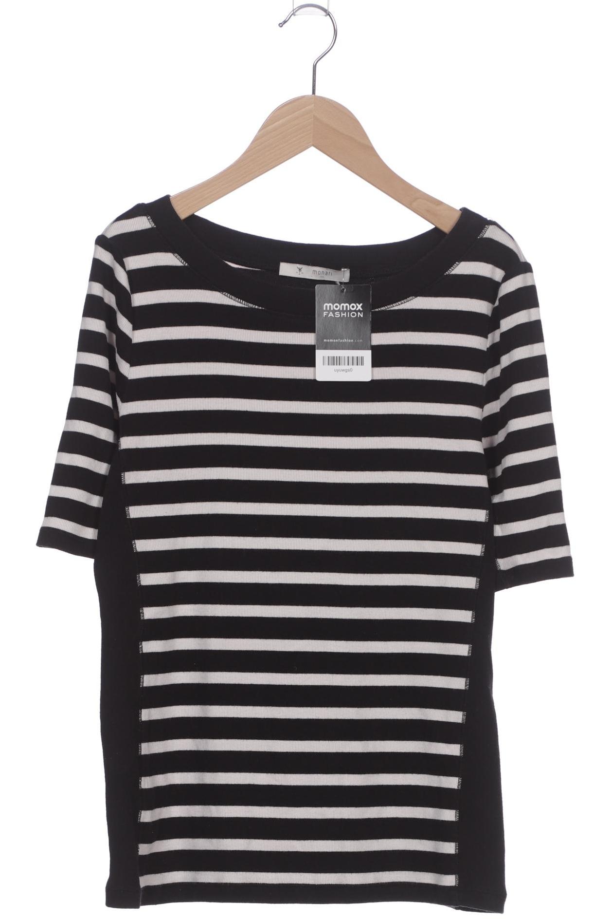 

monari Damen T-Shirt, schwarz, Gr. 38