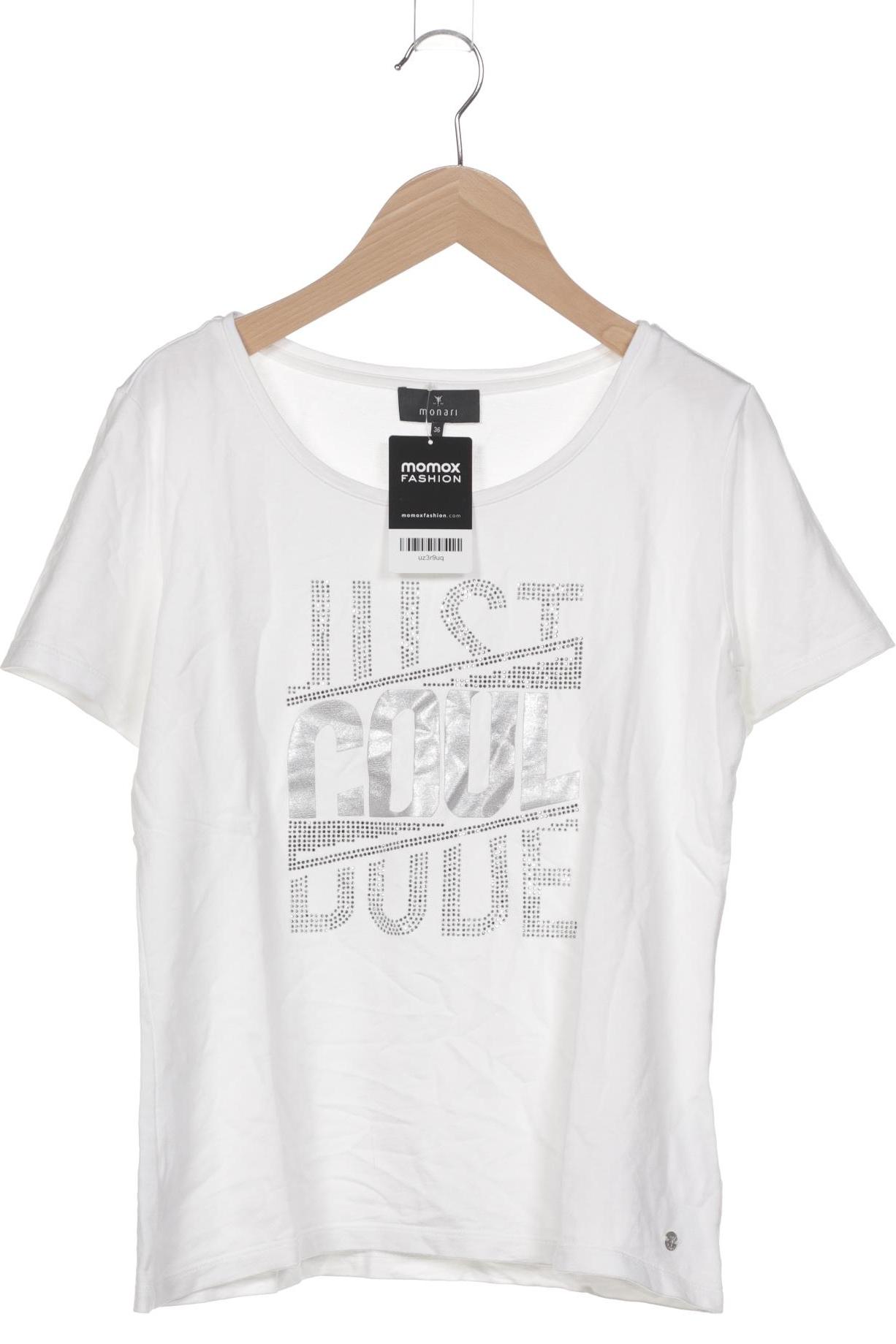 

monari Damen T-Shirt, weiß, Gr. 36
