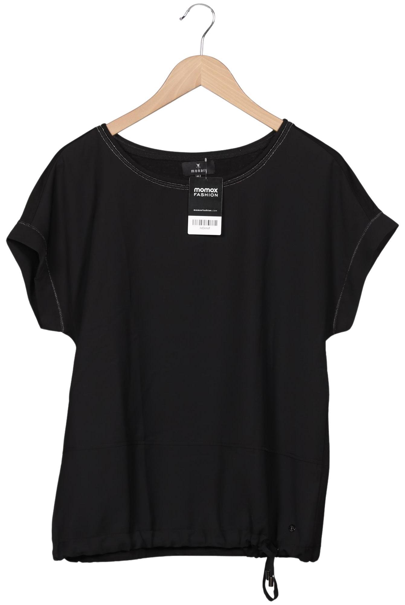 

monari Damen T-Shirt, schwarz, Gr. 40