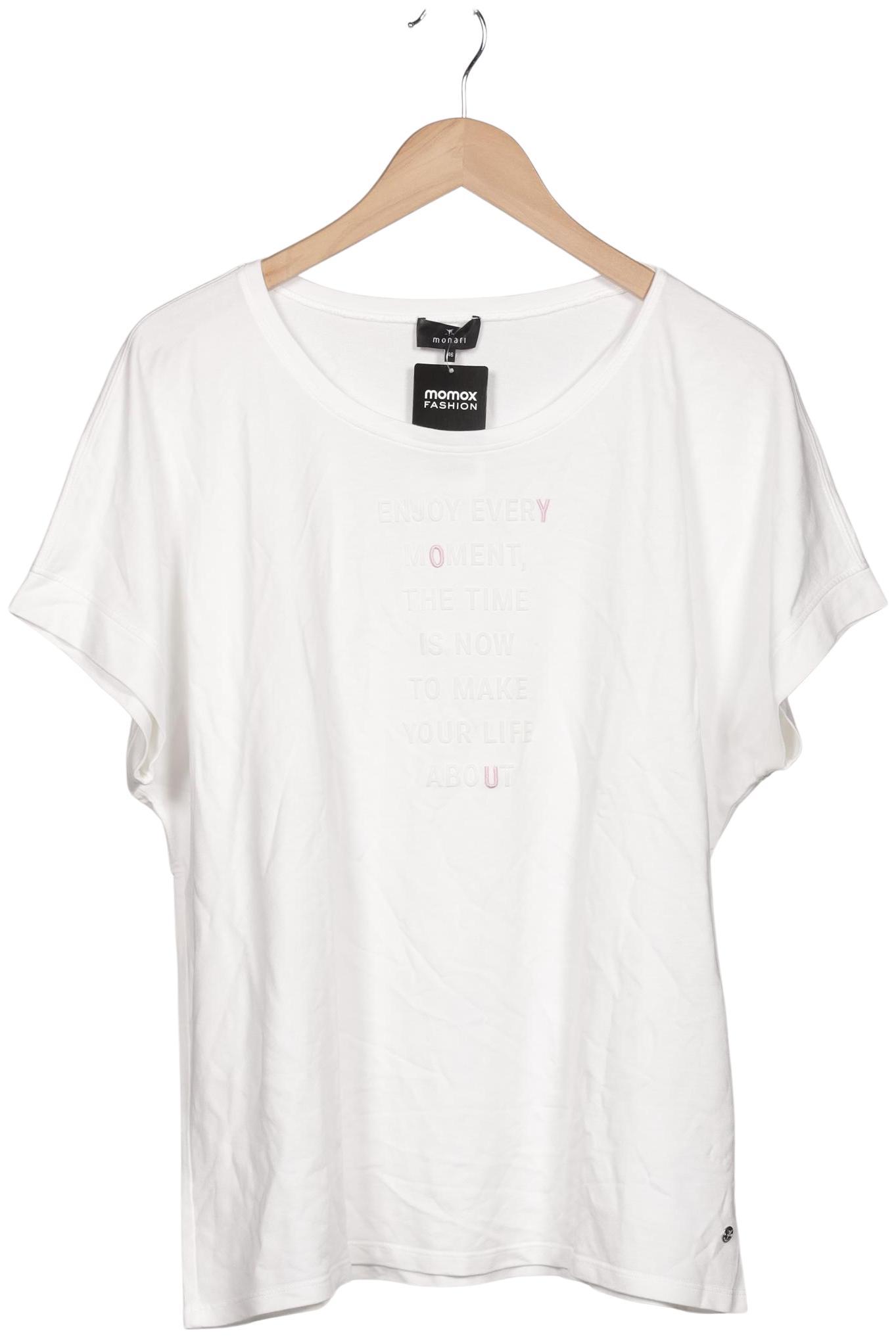 

monari Damen T-Shirt, weiß, Gr. 46