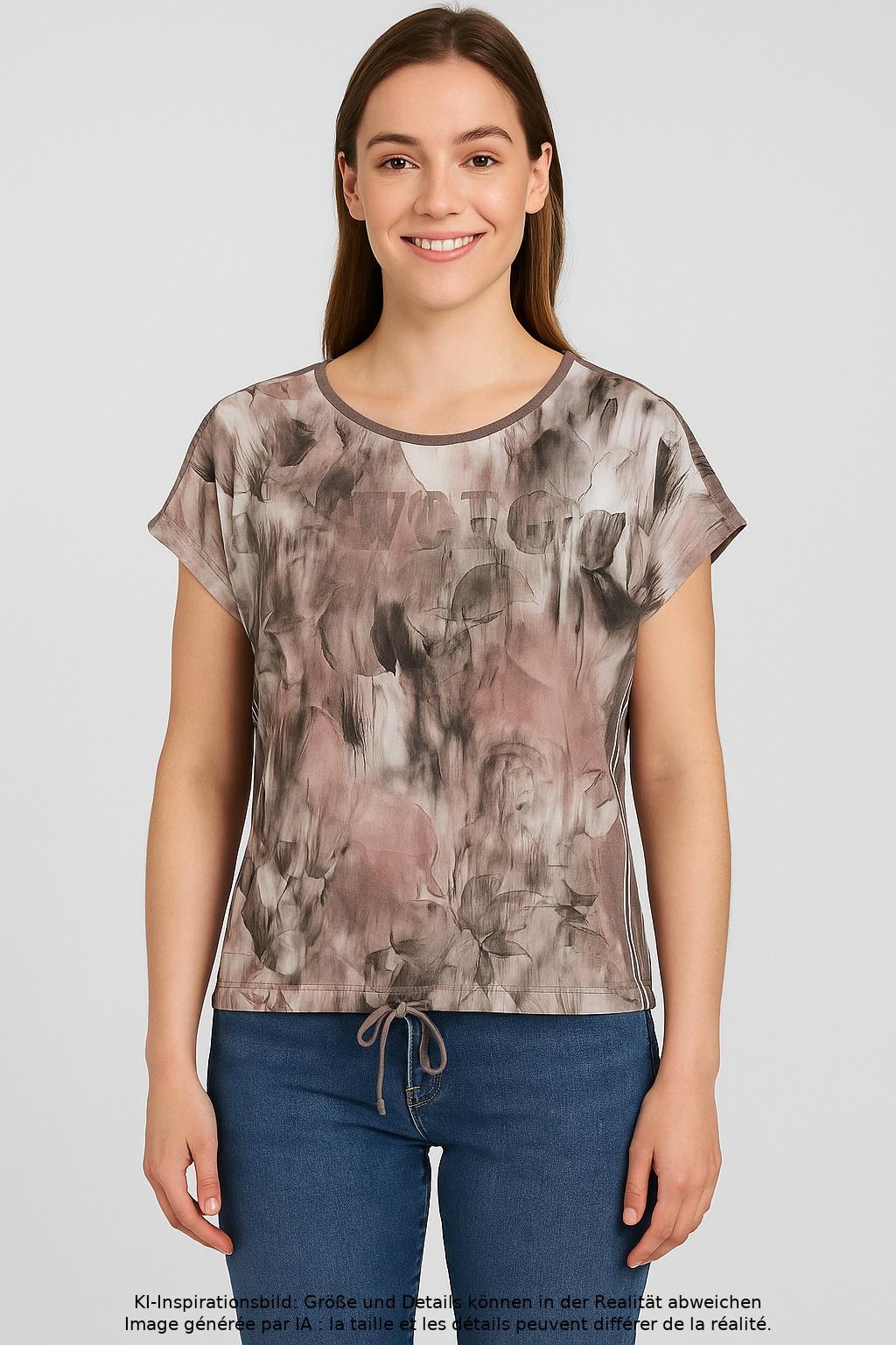 

monari Damen T-Shirt, mehrfarbig, Gr. 38