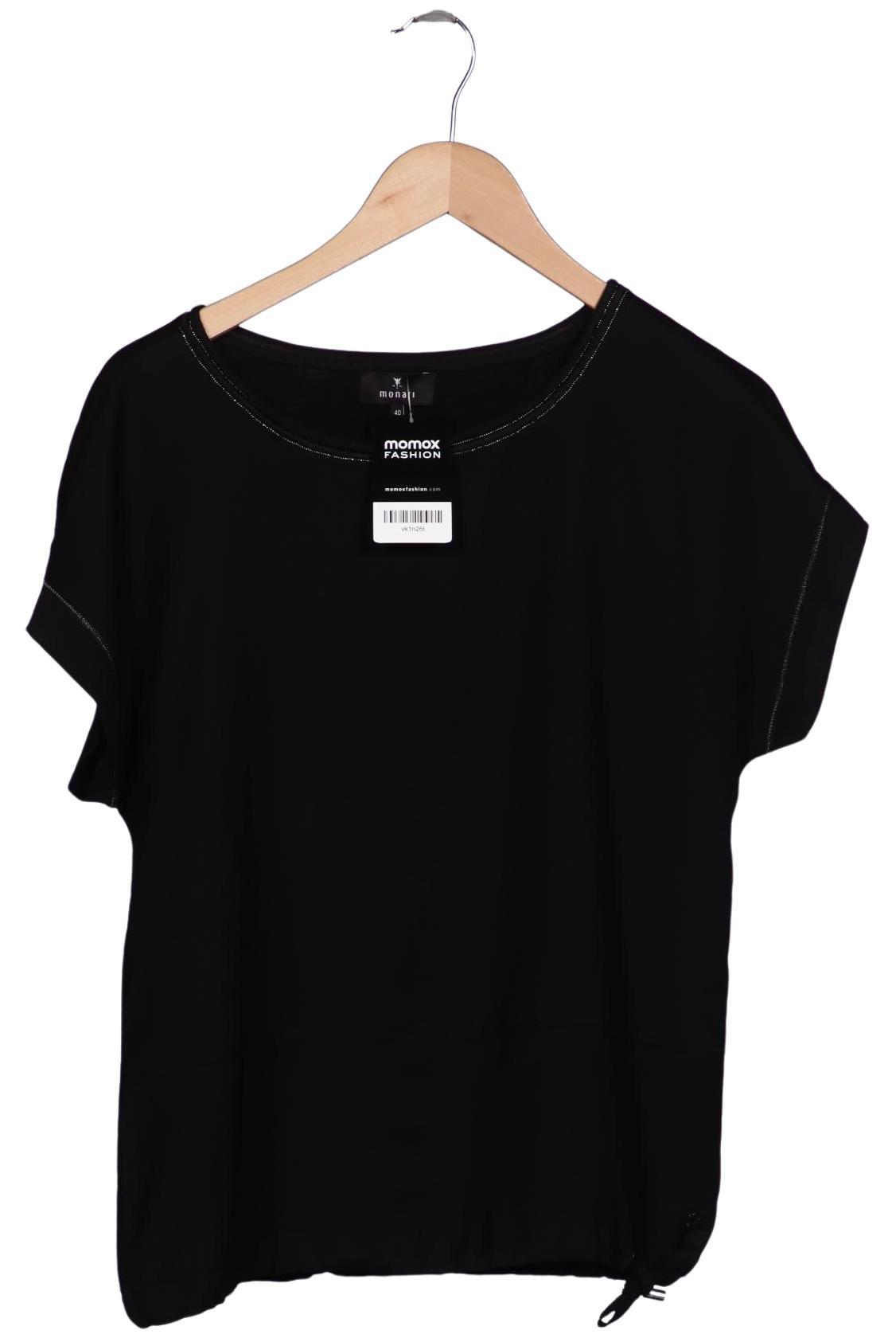 

monari Damen T-Shirt, schwarz, Gr. 40