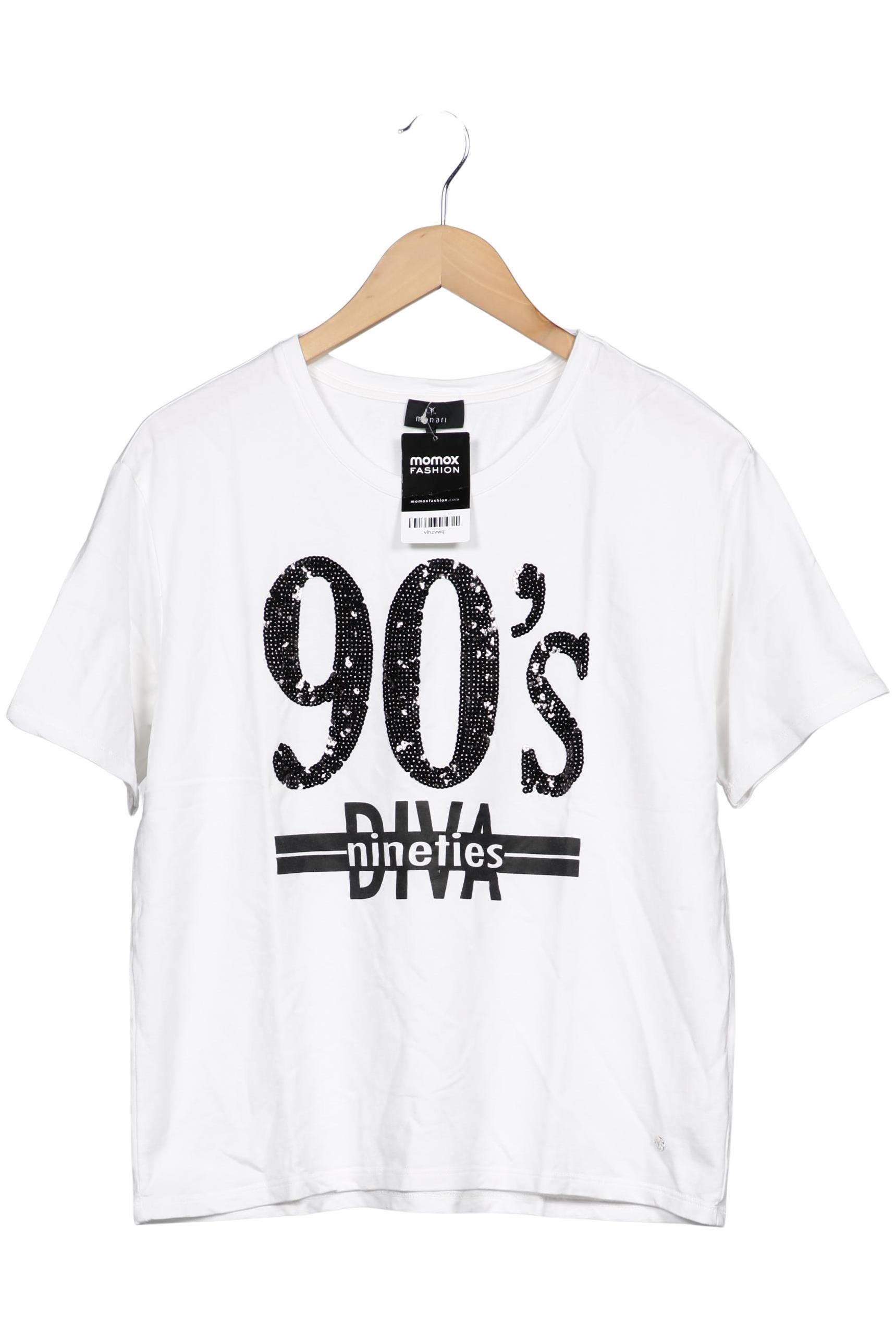 

monari Damen T-Shirt, weiß, Gr. 40