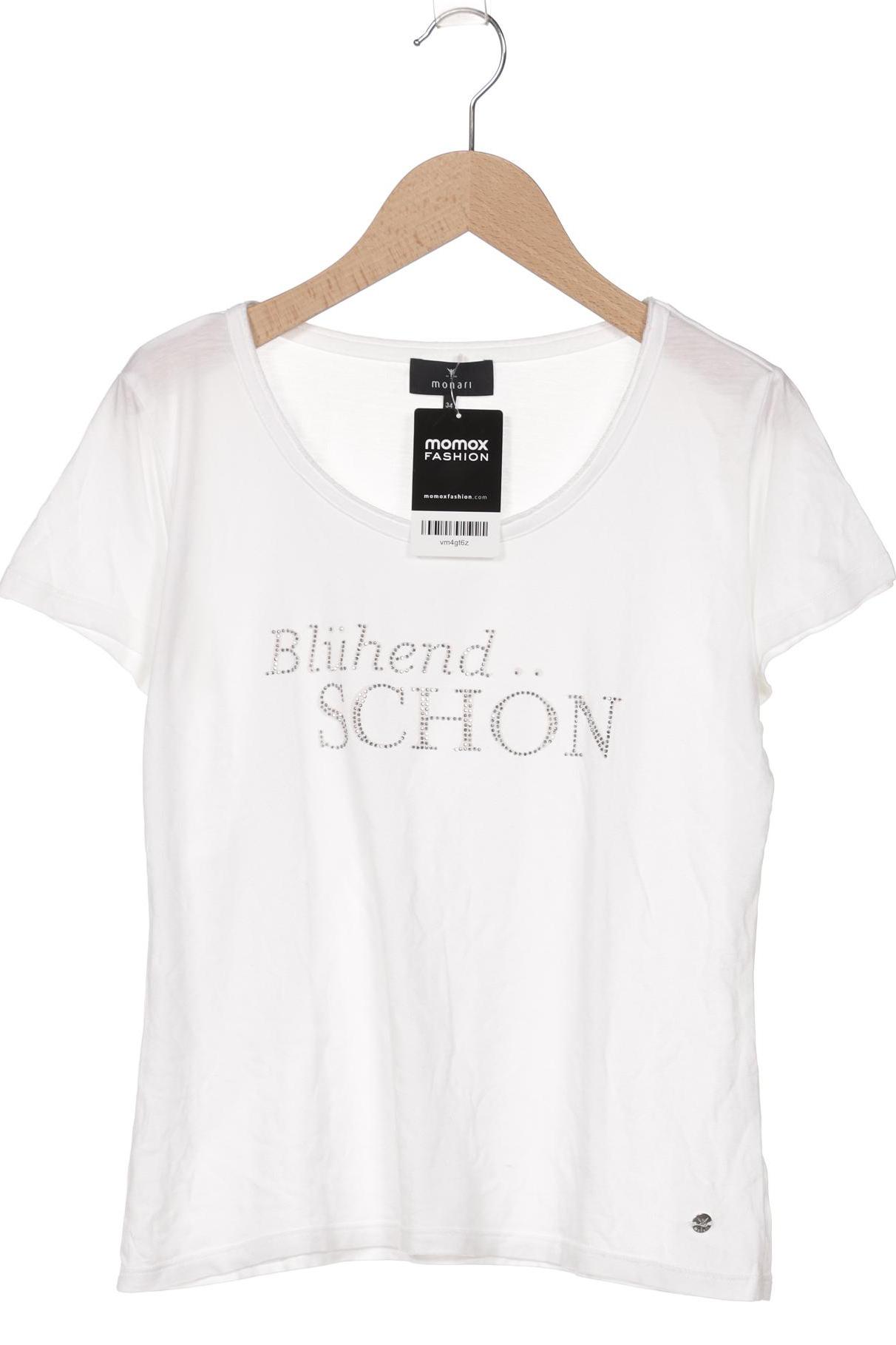 

monari Damen T-Shirt, weiß, Gr. 34