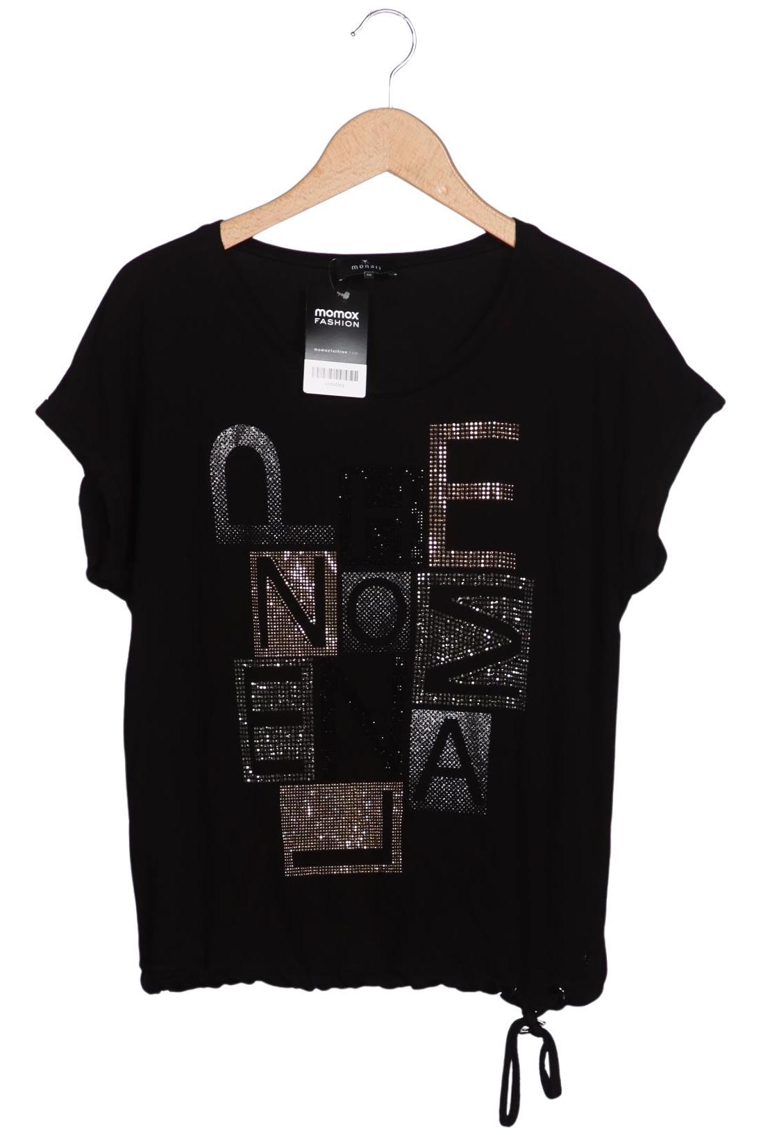 

monari Damen T-Shirt, schwarz, Gr. 38