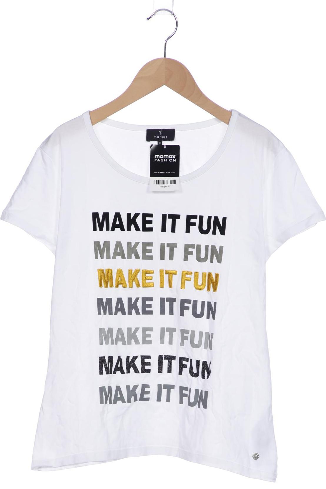

monari Damen T-Shirt, weiß, Gr. 38
