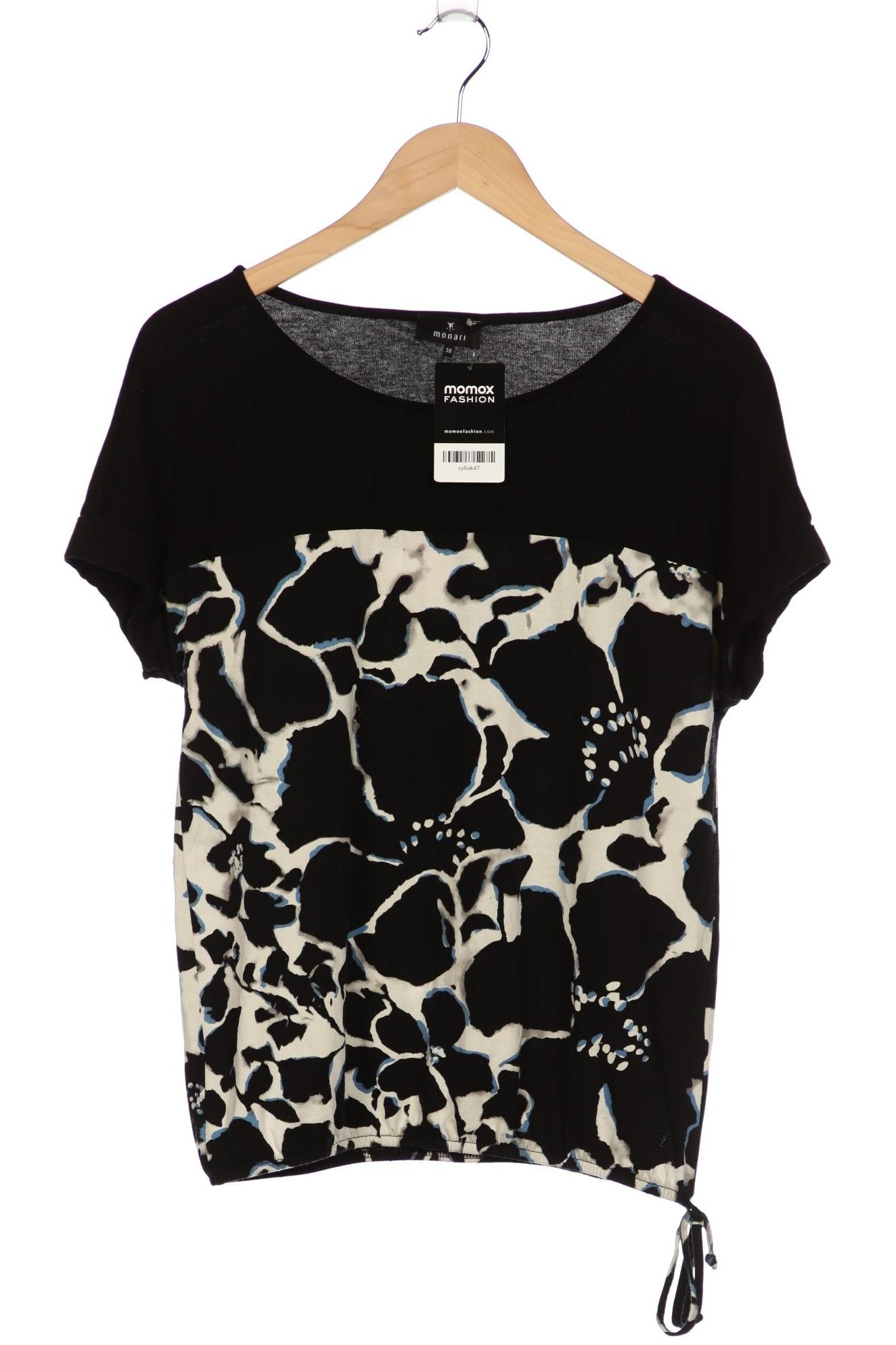 

monari Damen T-Shirt, schwarz, Gr. 38