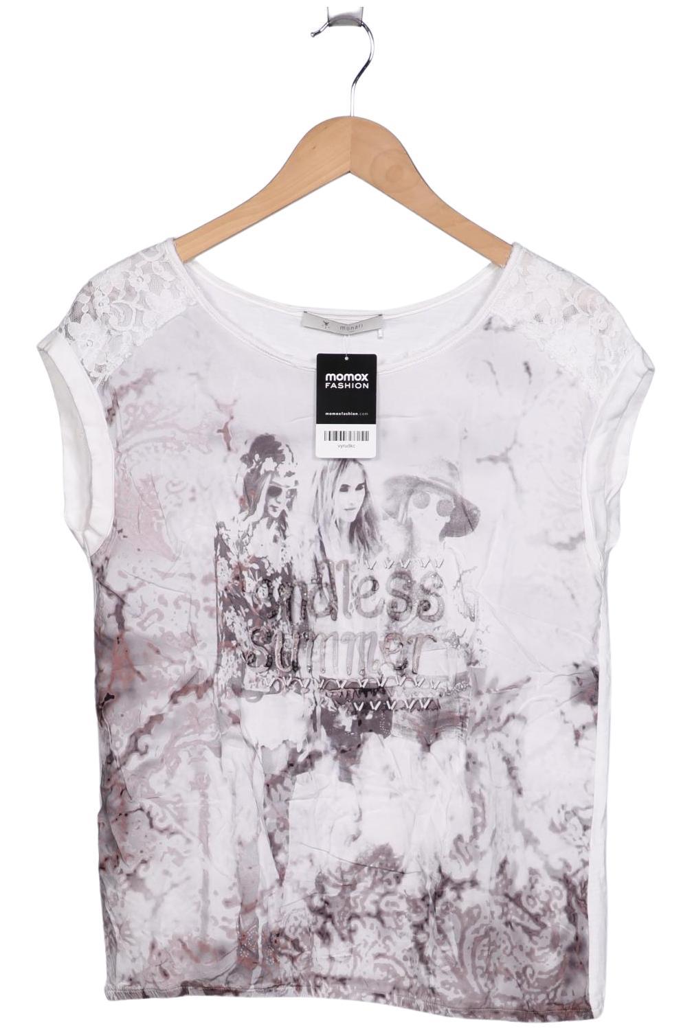 

monari Damen T-Shirt, weiß, Gr. 36
