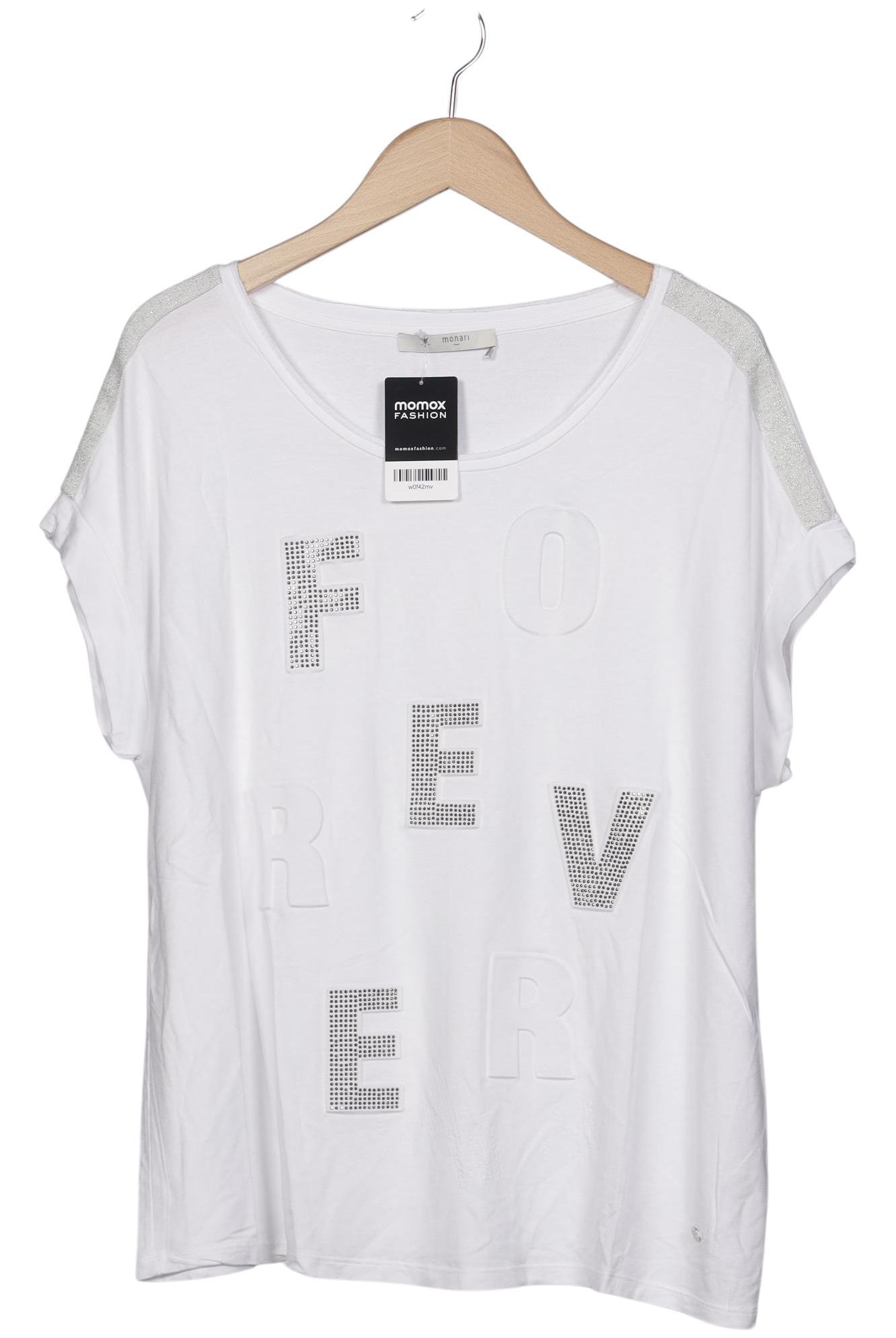 

monari Damen T-Shirt, weiß, Gr. 44
