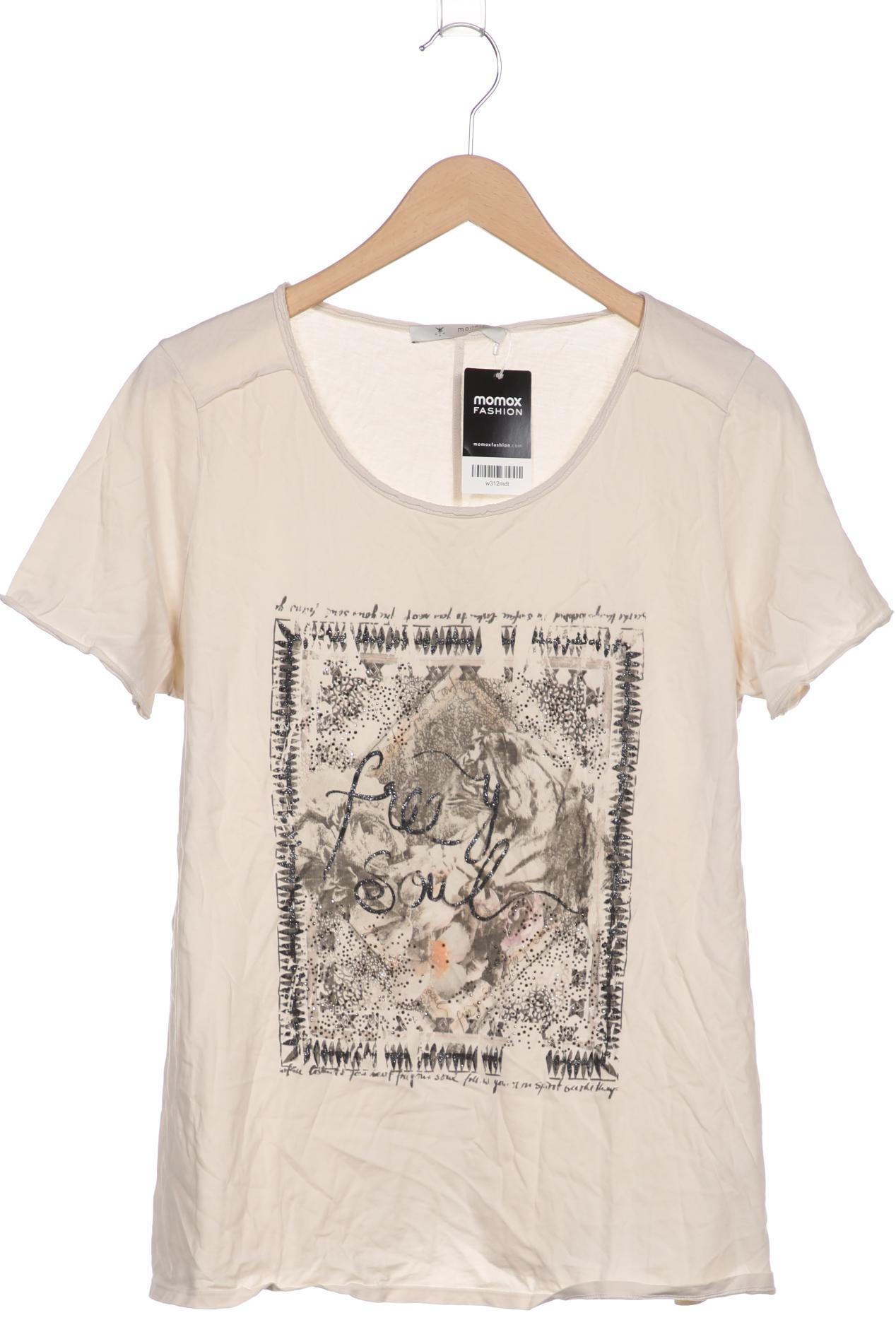 

monari Damen T-Shirt, cremeweiß