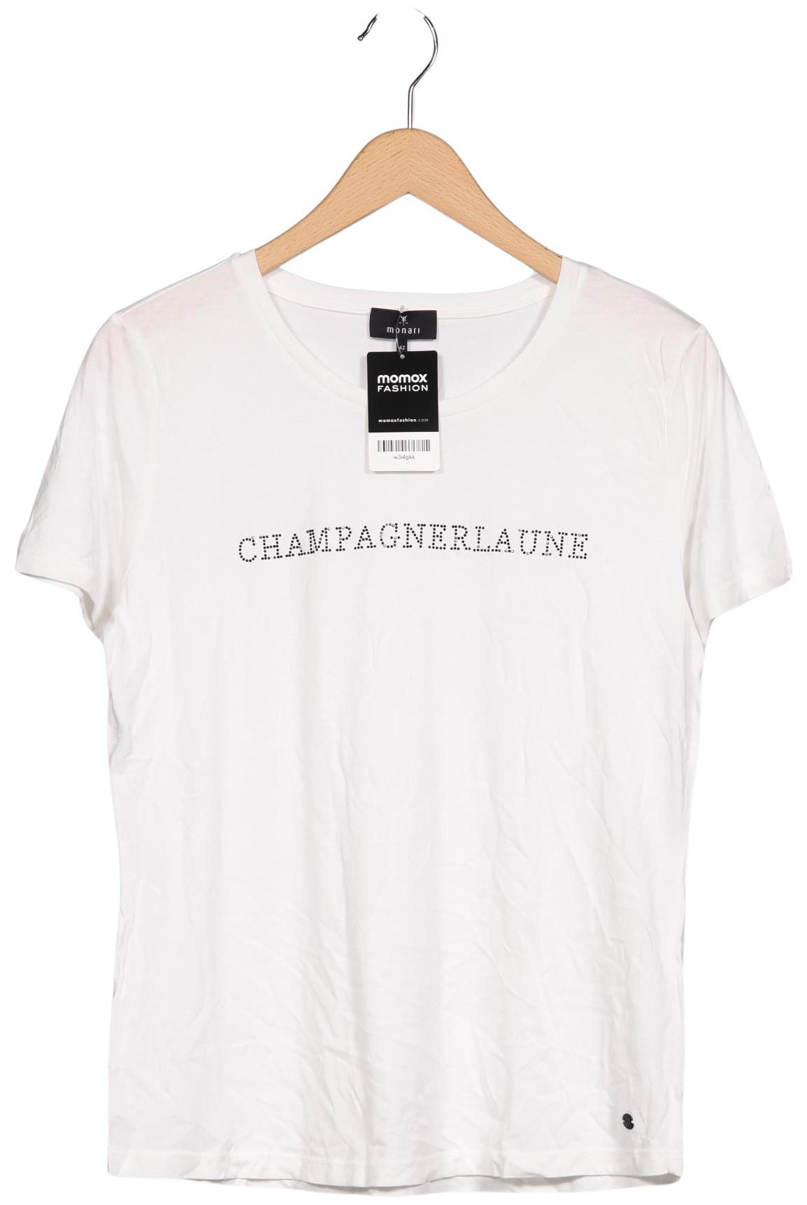 

monari Damen T-Shirt, weiß, Gr. 42