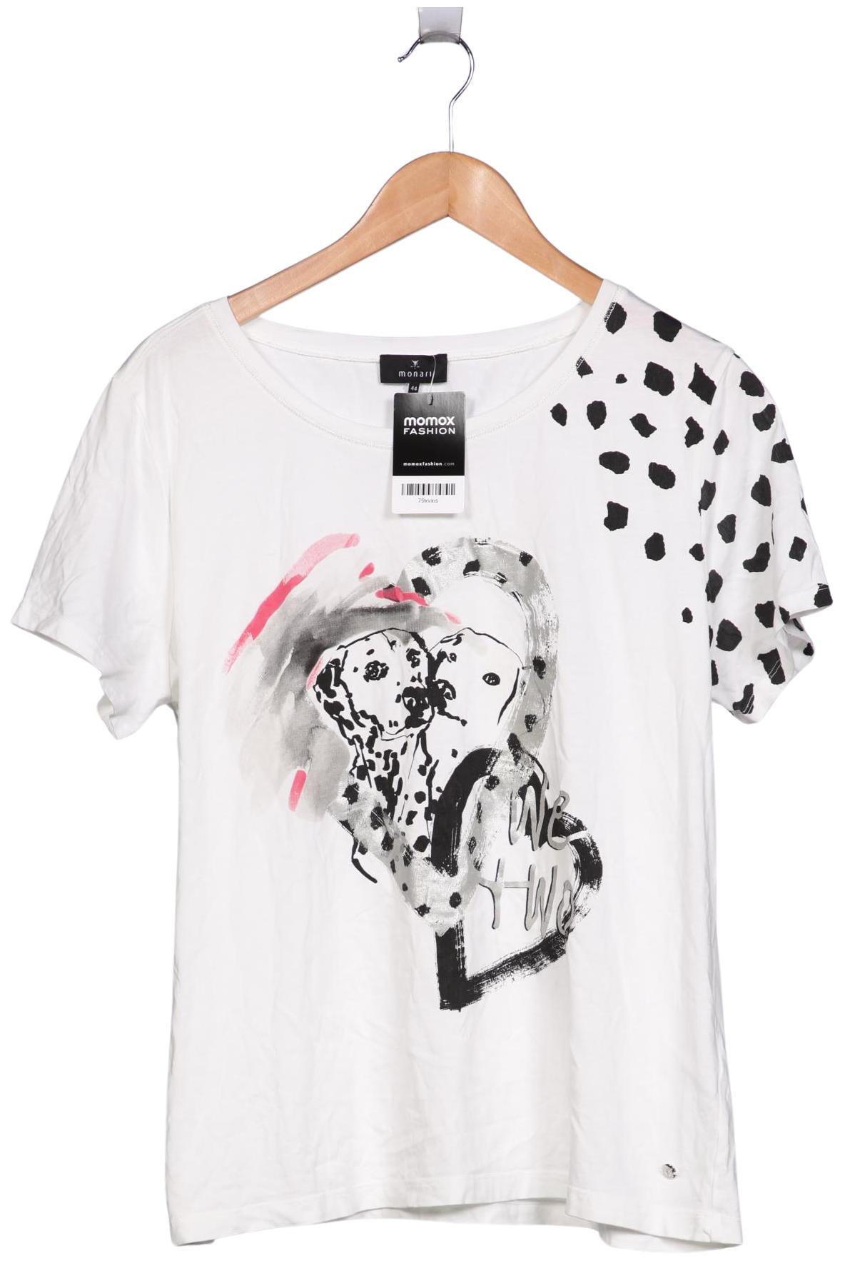 

monari Damen T-Shirt, weiß, Gr. 44