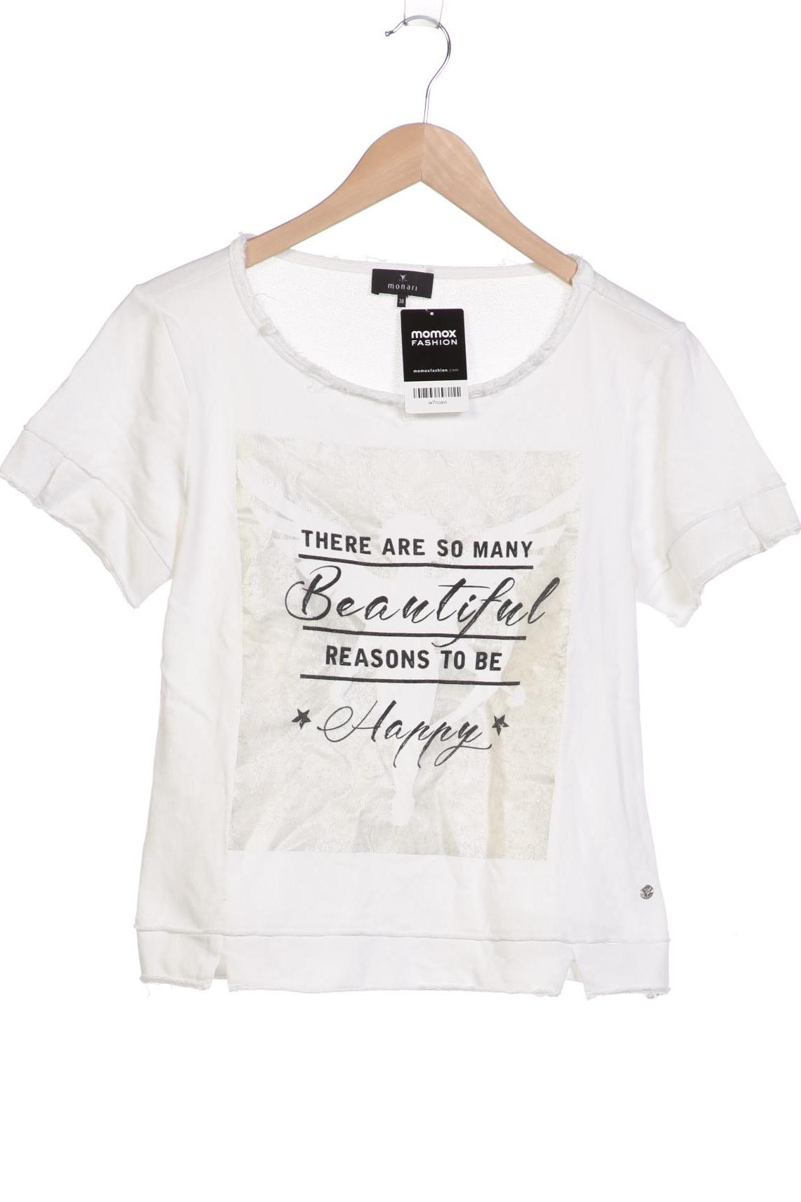 

monari Damen T-Shirt, weiß, Gr. 38
