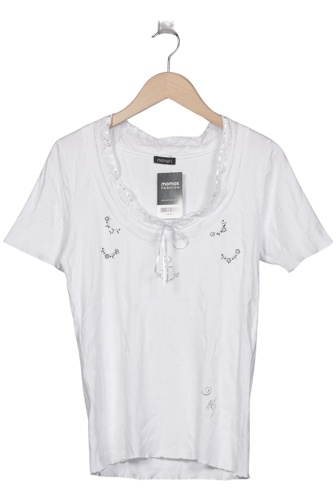 

monari Damen T-Shirt, weiß, Gr. 40