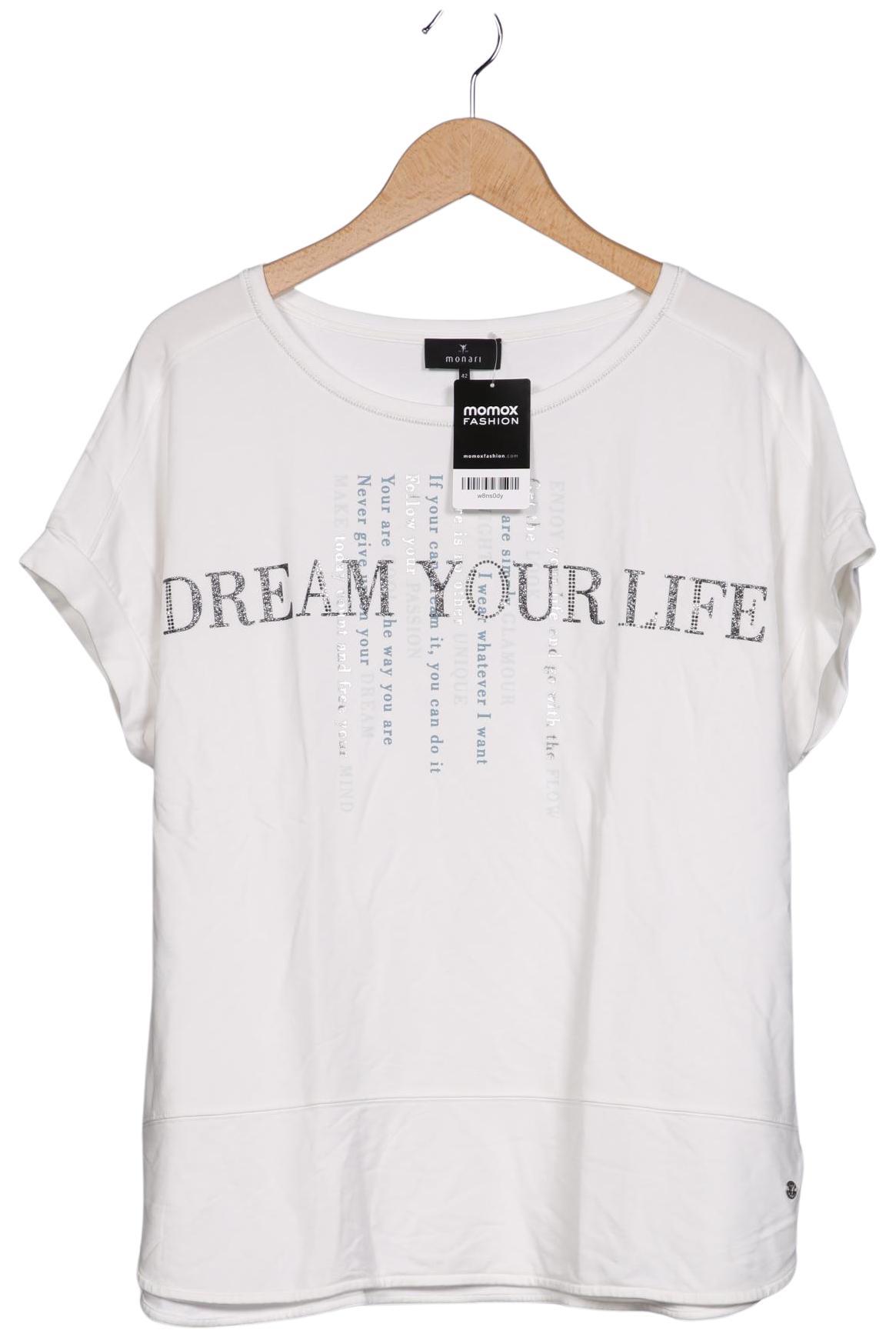 

monari Damen T-Shirt, weiß, Gr. 42