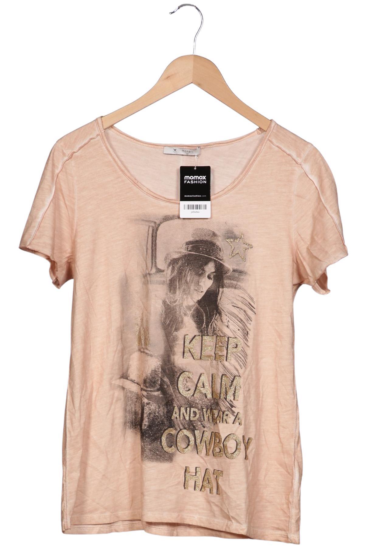 

monari Damen T-Shirt, beige, Gr. 42