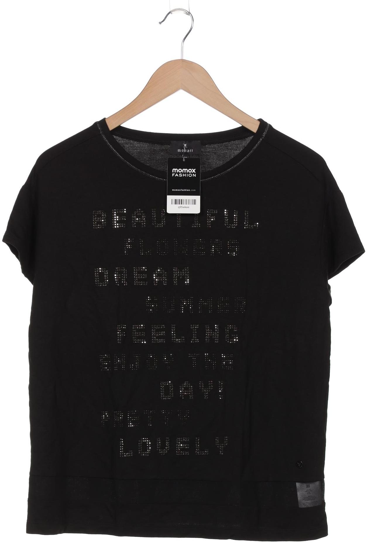 

monari Damen T-Shirt, schwarz, Gr. 38