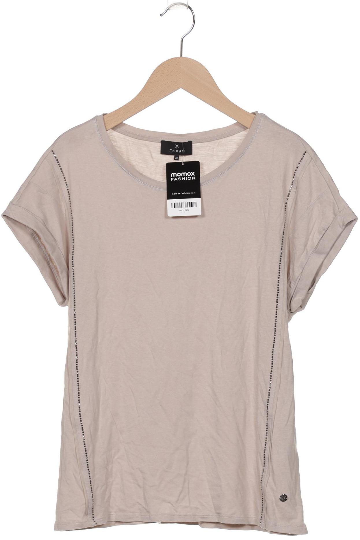 

monari Damen T-Shirt, beige, Gr. 38