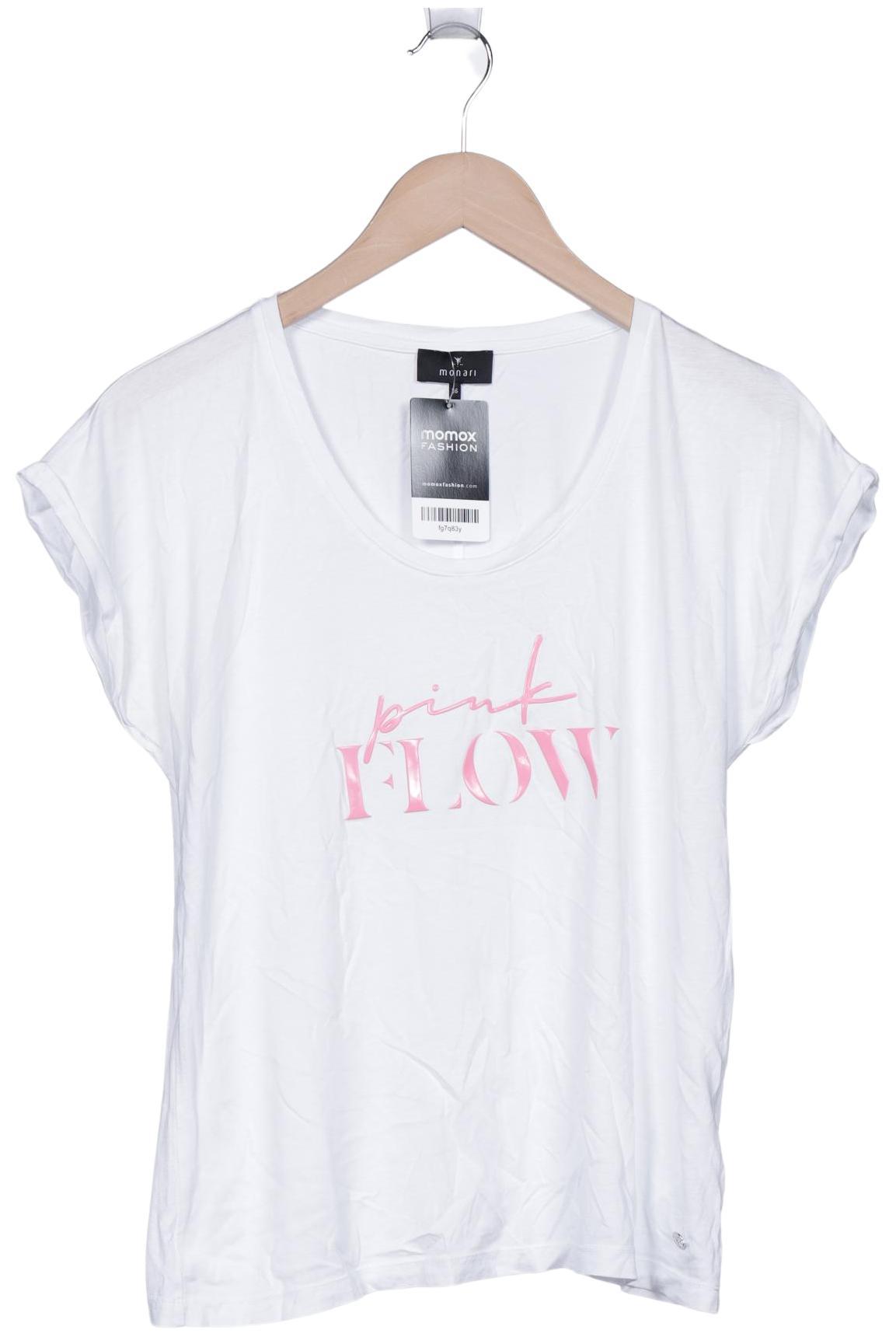 

monari Damen T-Shirt, weiß, Gr. 36