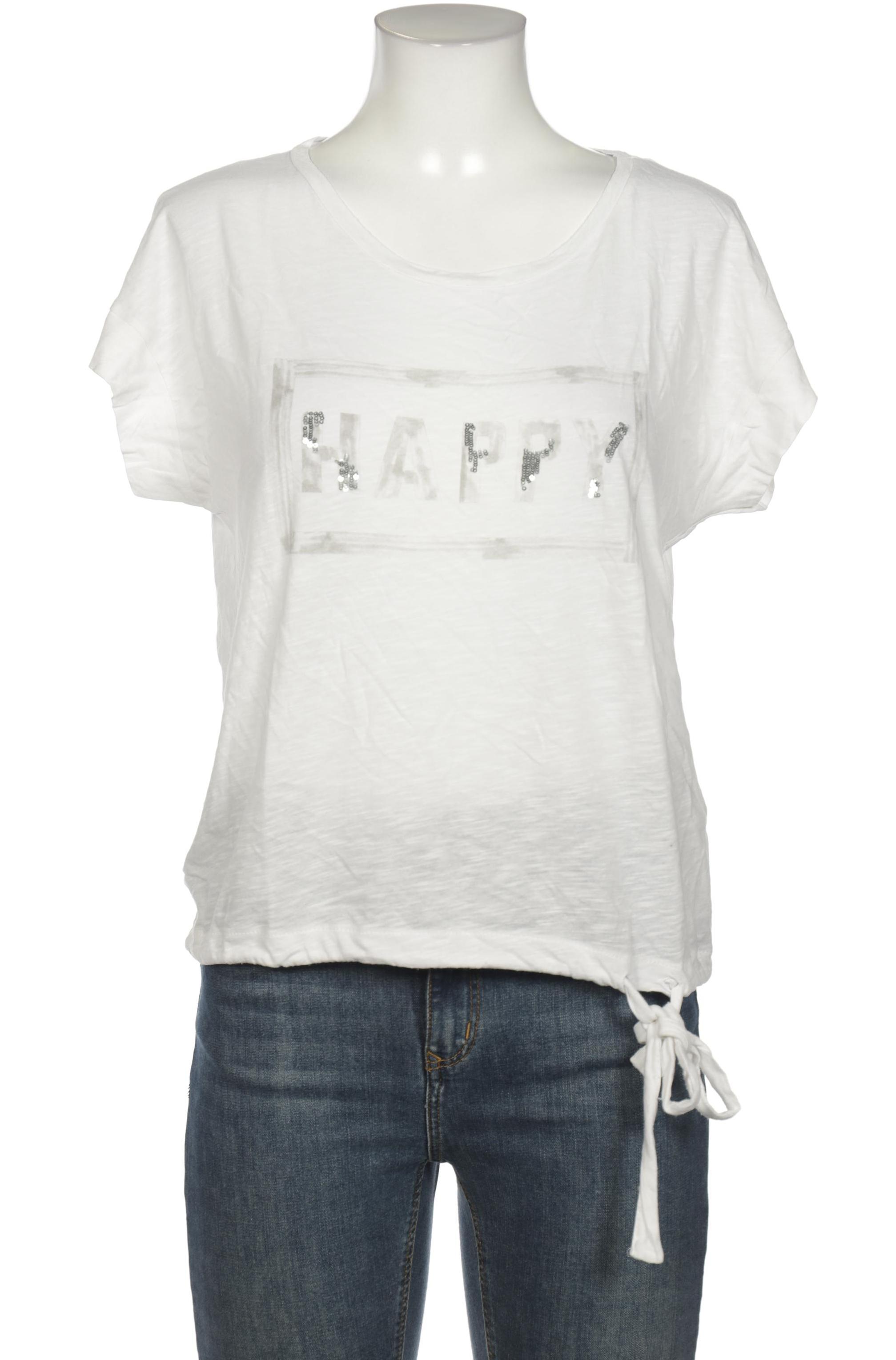 

monari Damen T-Shirt, weiß