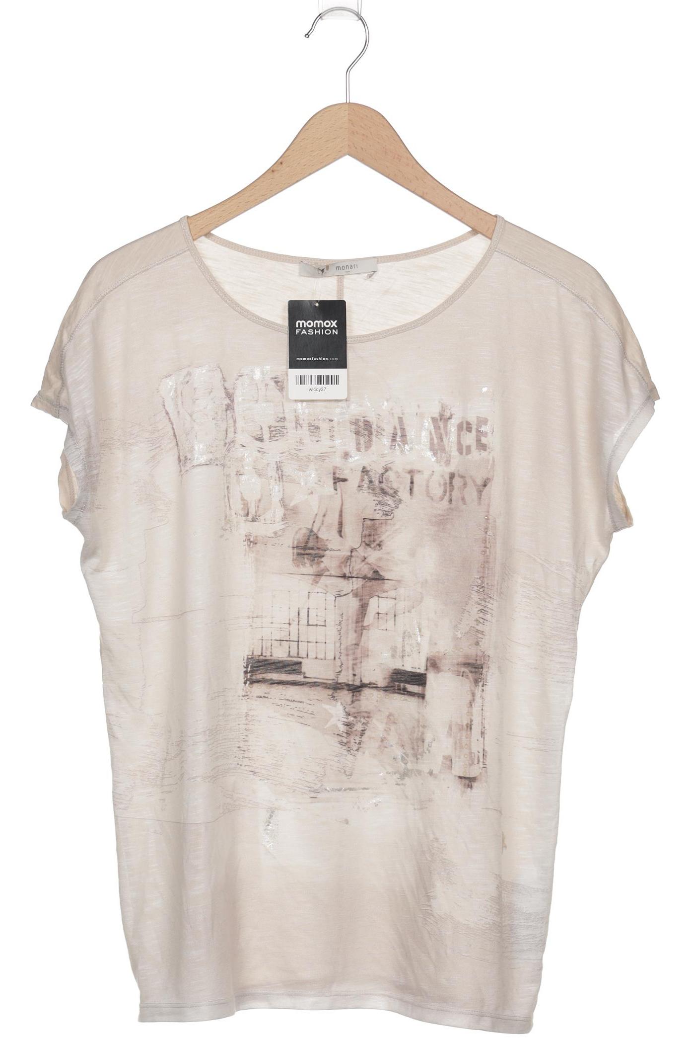 

monari Damen T-Shirt, beige, Gr. 40