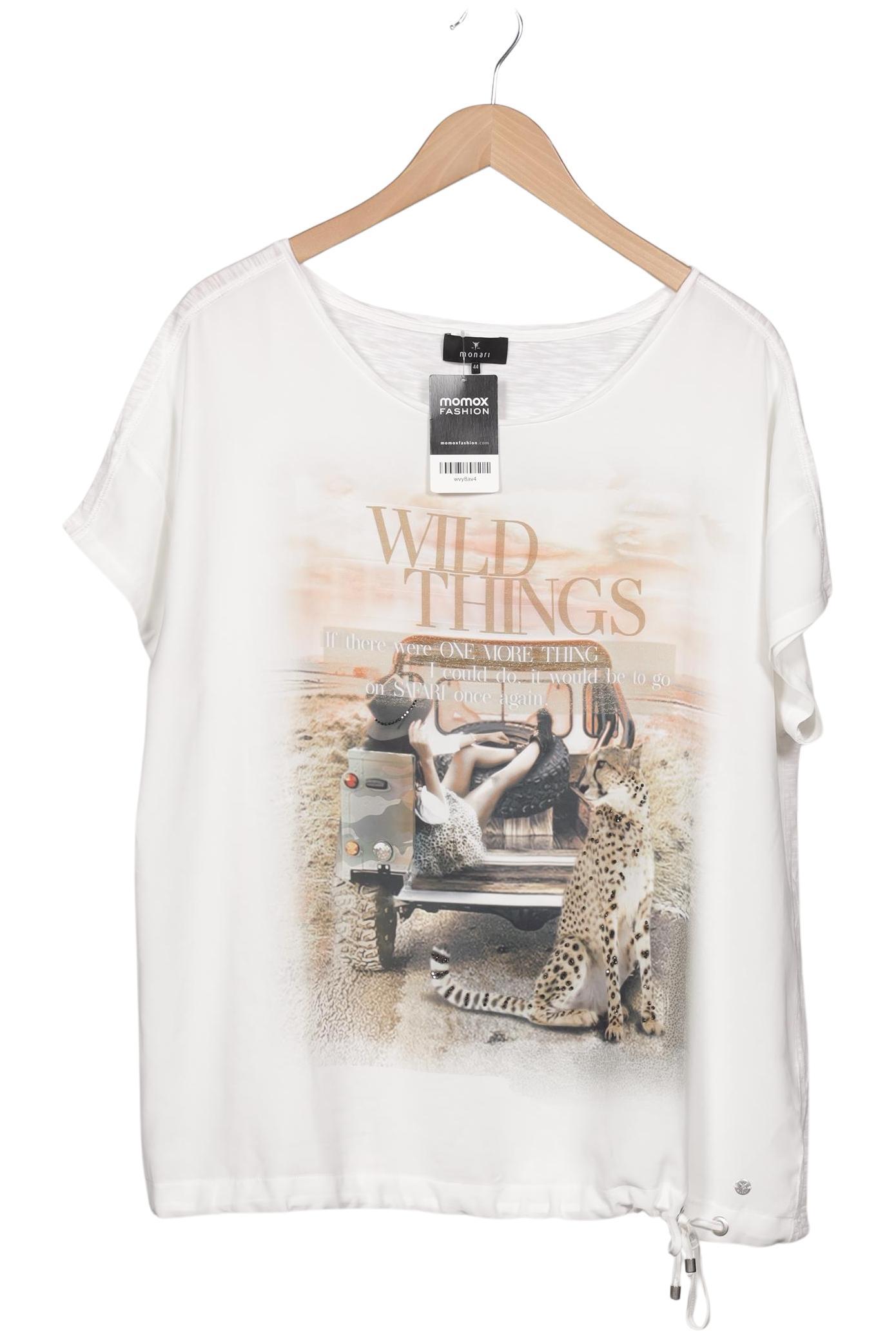 

monari Damen T-Shirt, weiß, Gr. 44