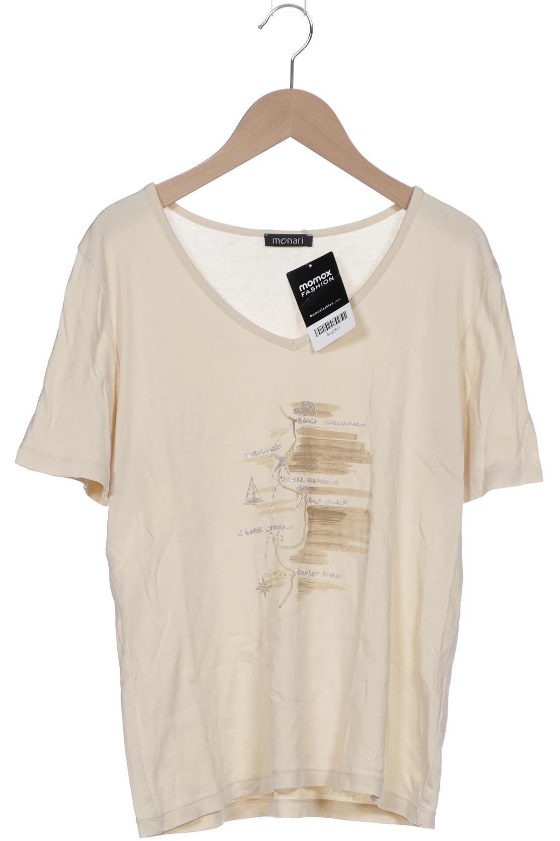

monari Damen T-Shirt, beige, Gr. 42