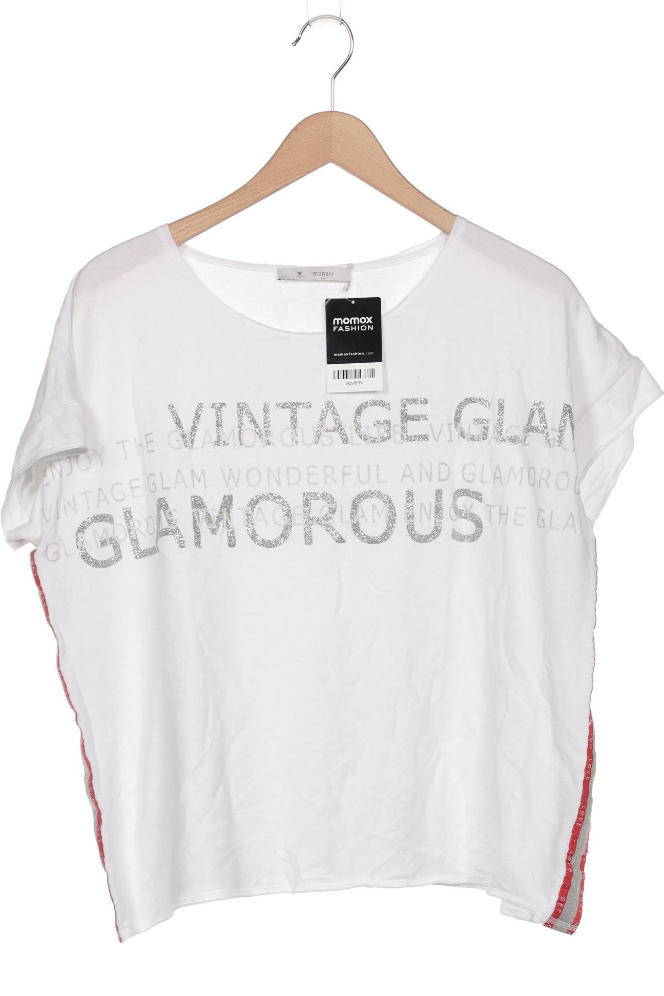 

monari Damen T-Shirt, weiß, Gr. 42