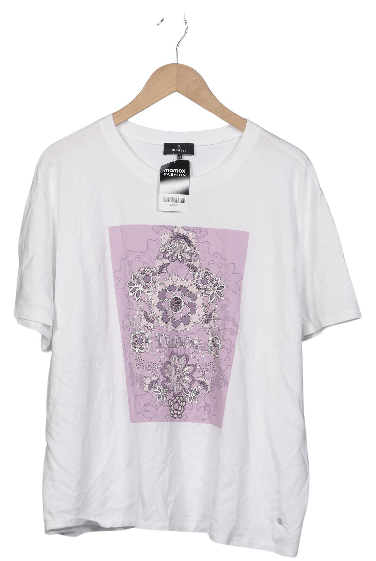 

monari Damen T-Shirt, weiß, Gr. 46