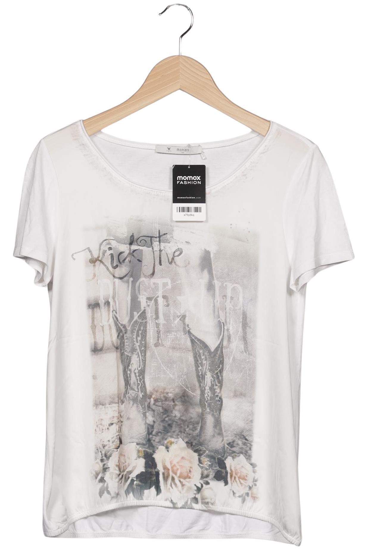 

monari Damen T-Shirt, weiß, Gr. 38