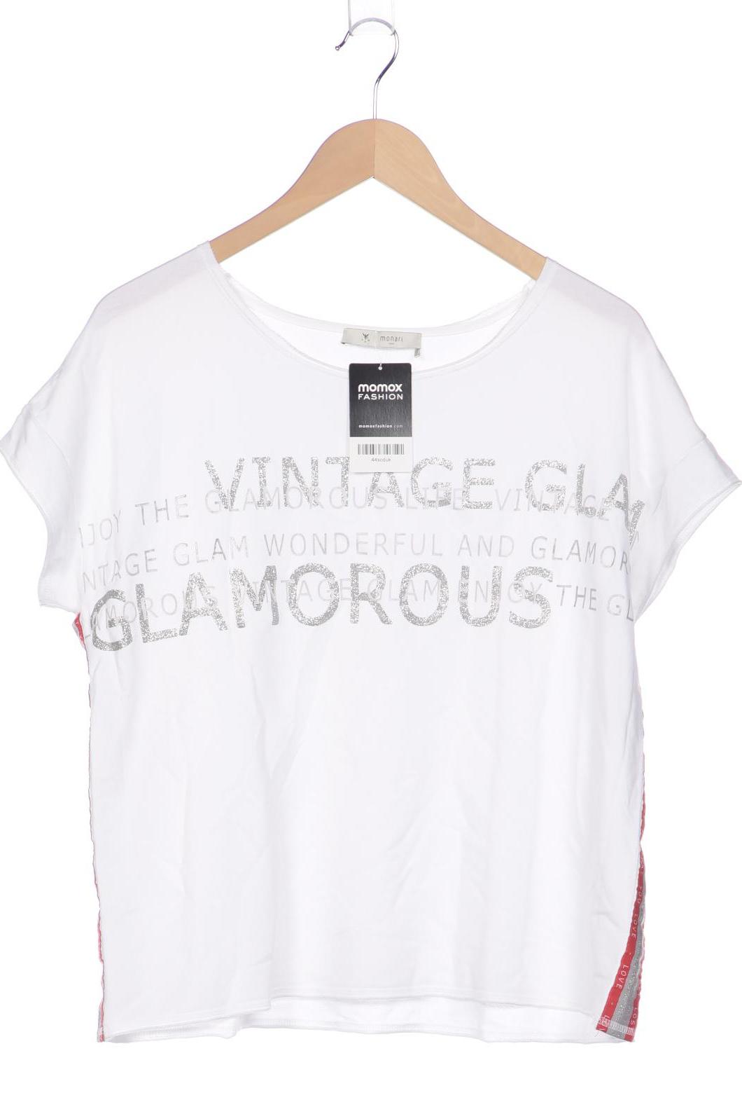 

monari Damen T-Shirt, weiß