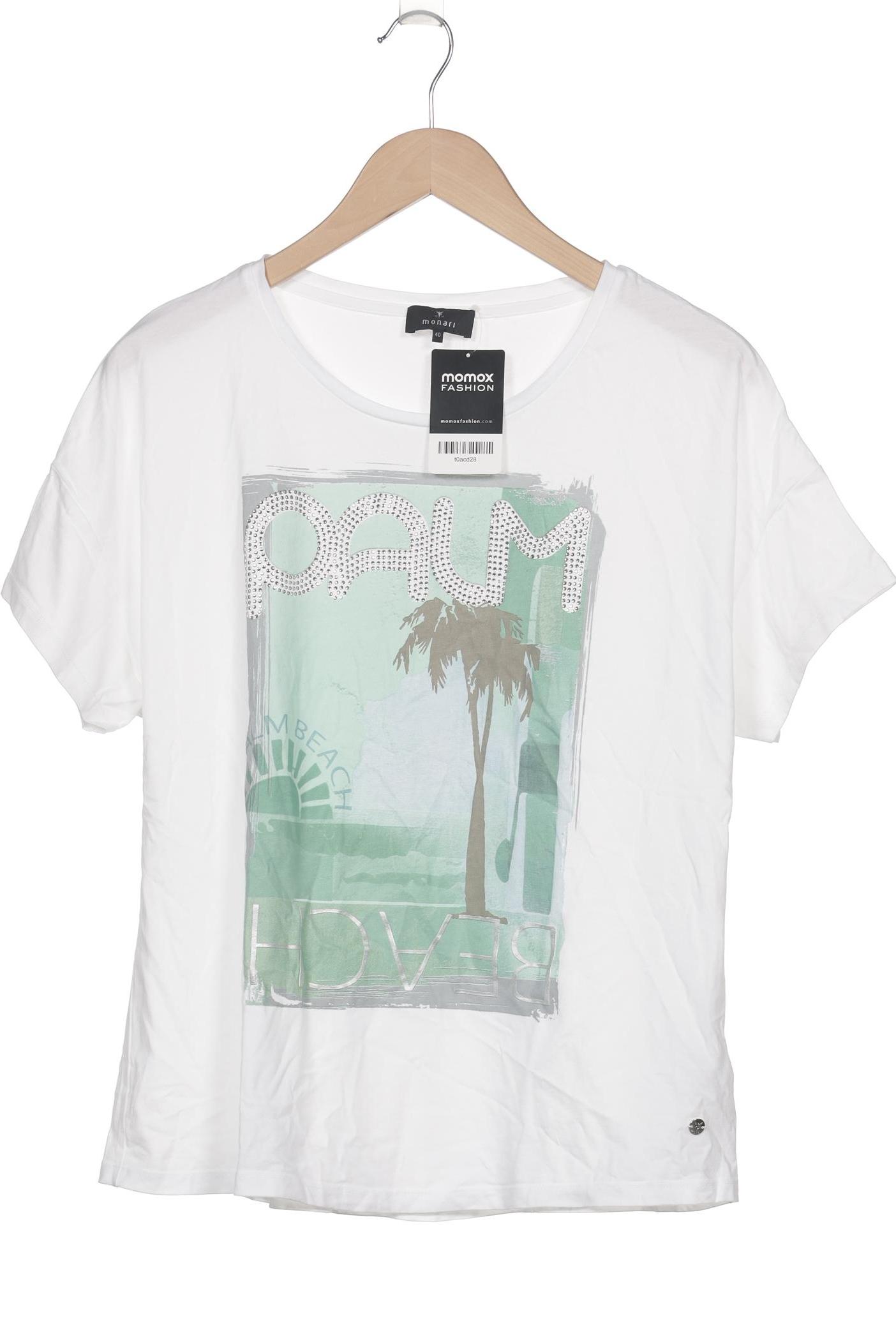 

monari Damen T-Shirt, weiß, Gr. 40