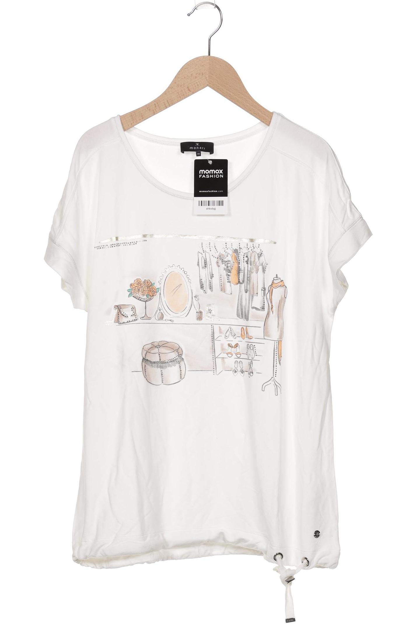 

monari Damen T-Shirt, weiß, Gr. 38