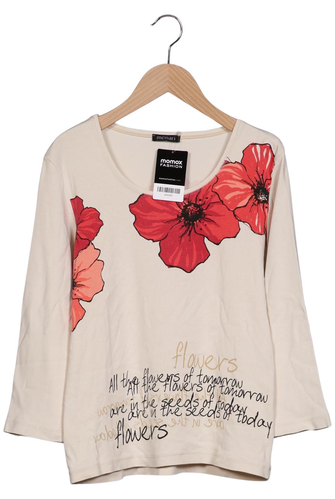 

monari Damen T-Shirt, cremeweiß, Gr. 40